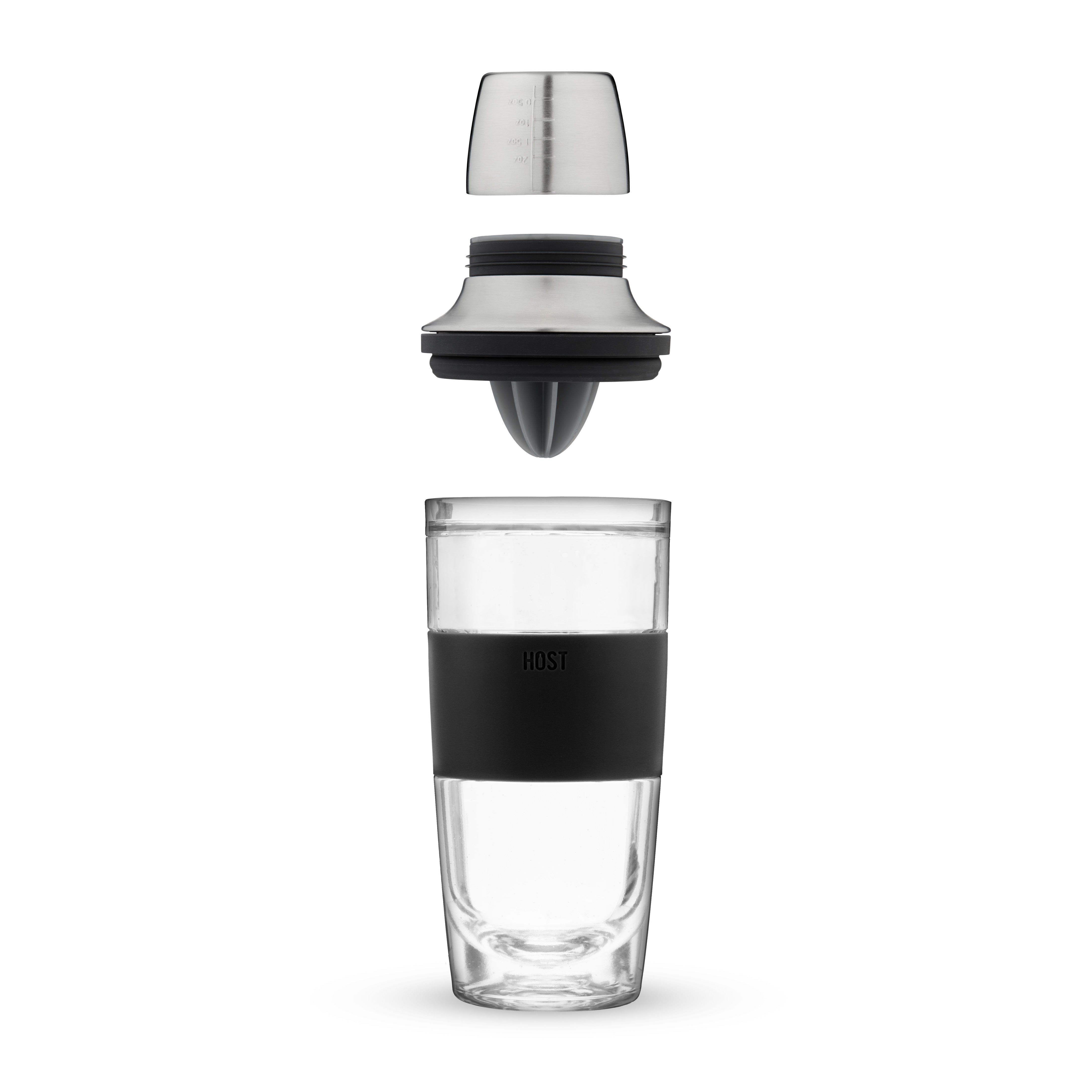 Cocktail Shaker FREEZE™ in Black - Decor Addict, LLC