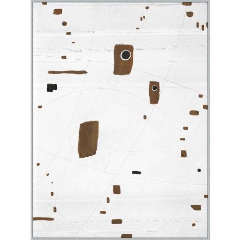 Negative Space 1 abstract canvas by Thom Filicia, 53 x 71 inches