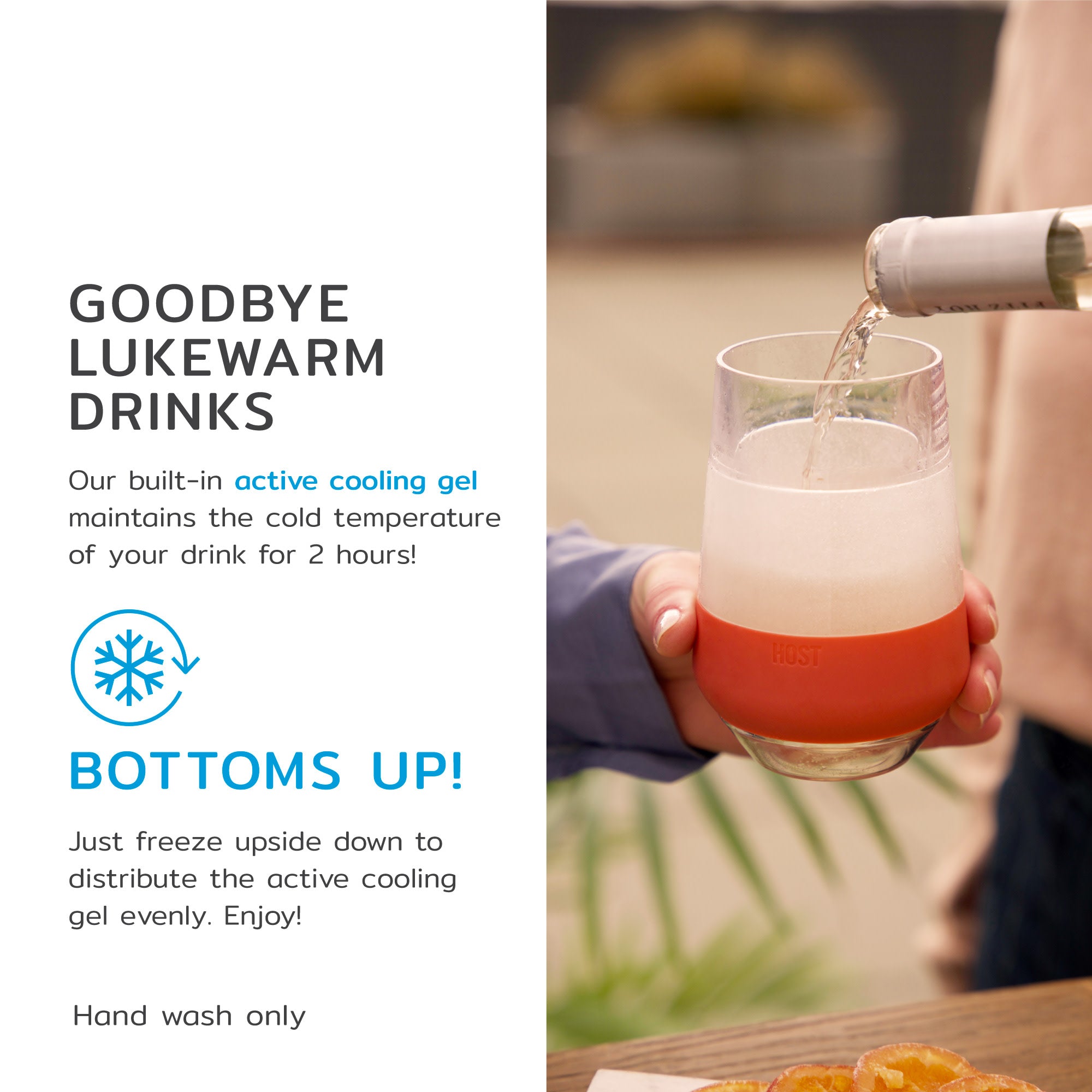 Wine FREEZE™ XL in Terra Cotta, Set of 2 - Decor Addict, LLC