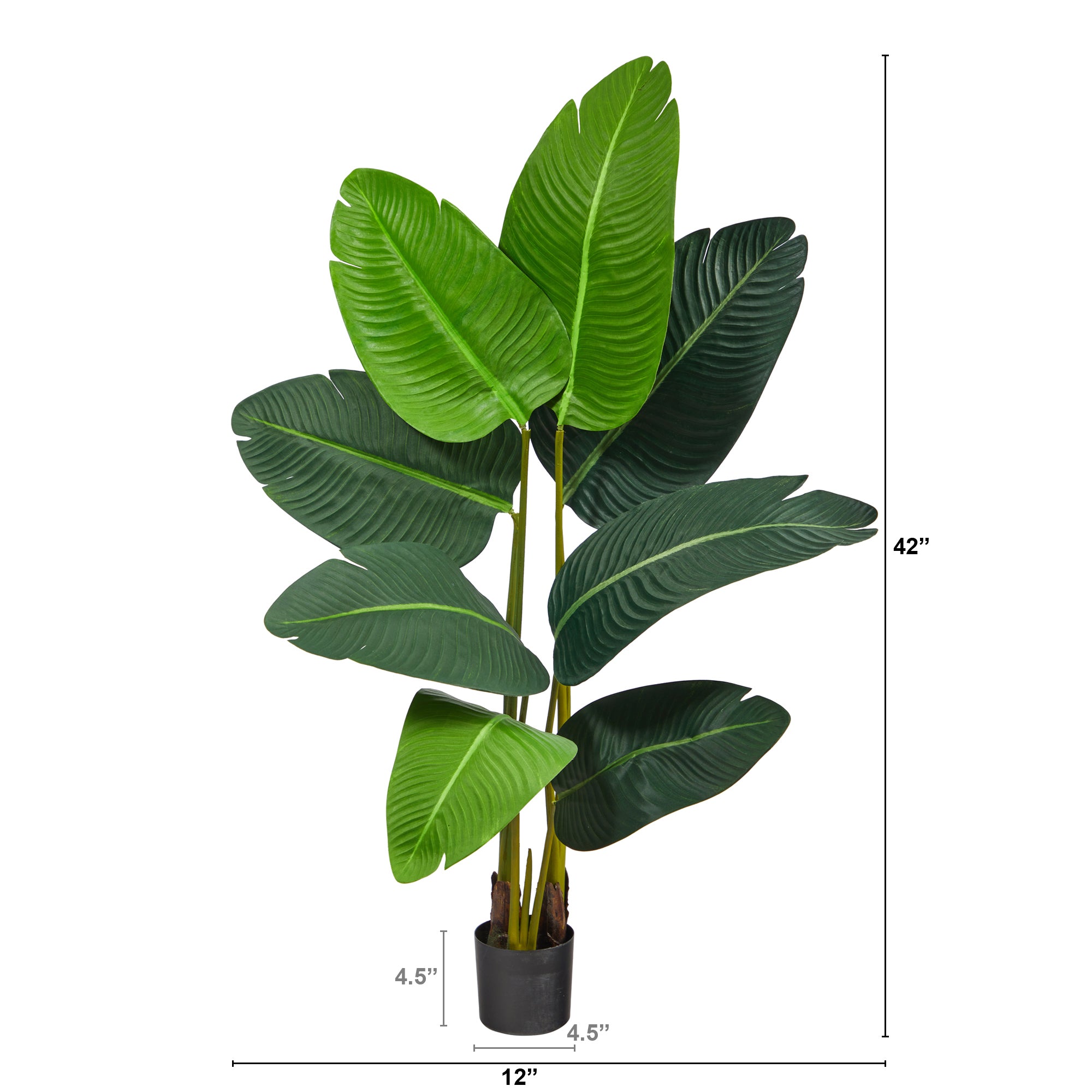 3.5’ Travelers Palm Artificial Tree - Decor Addict, LLC