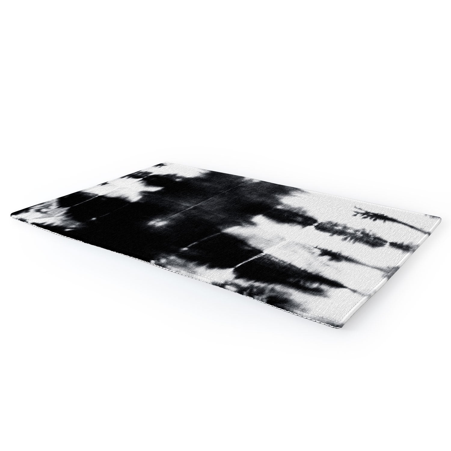 Alison Janssen Black and White Shibori Rug Collection - Decor Addict, LLC