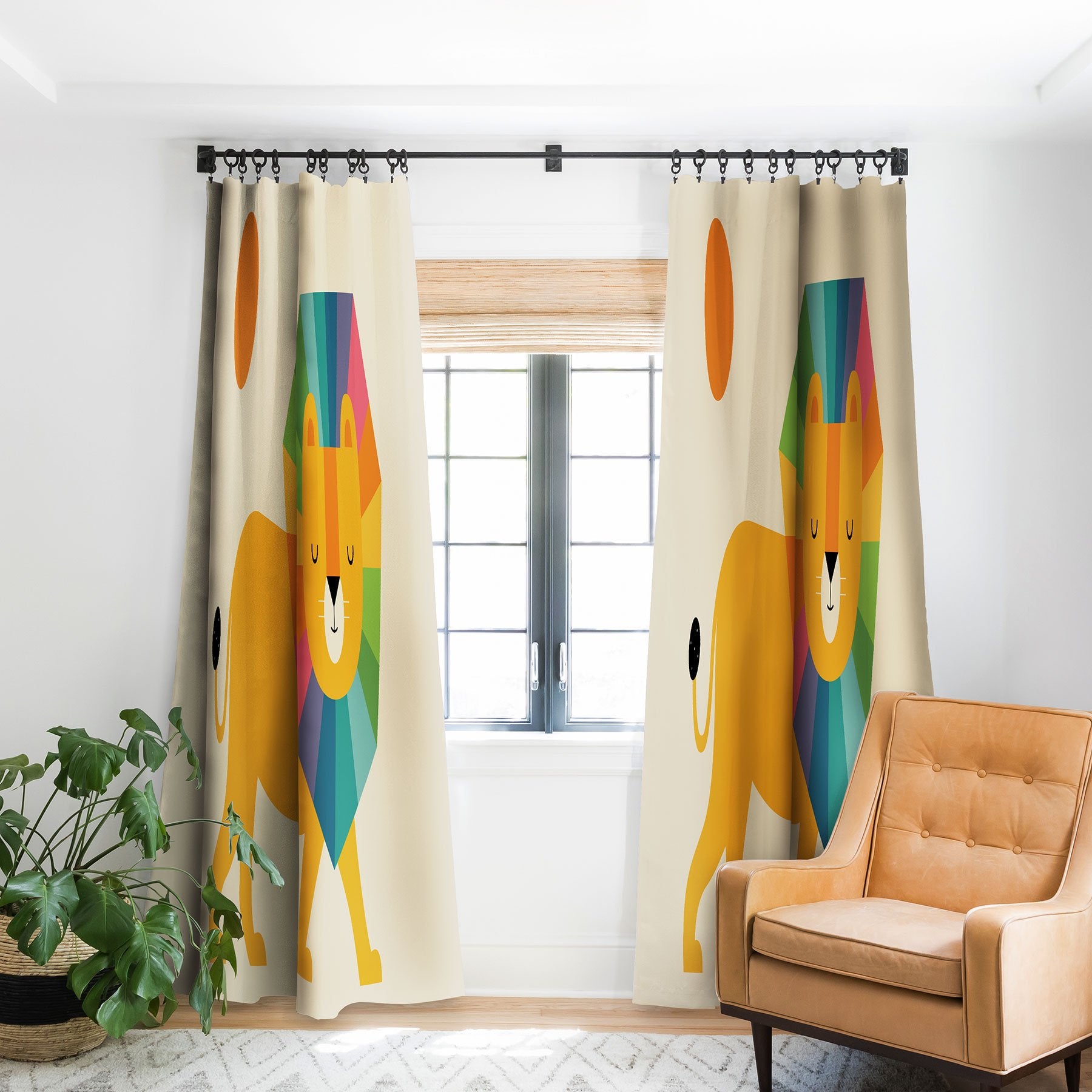 Andy Westface Lion Shine Window Treatment - Decor Addict, LLC