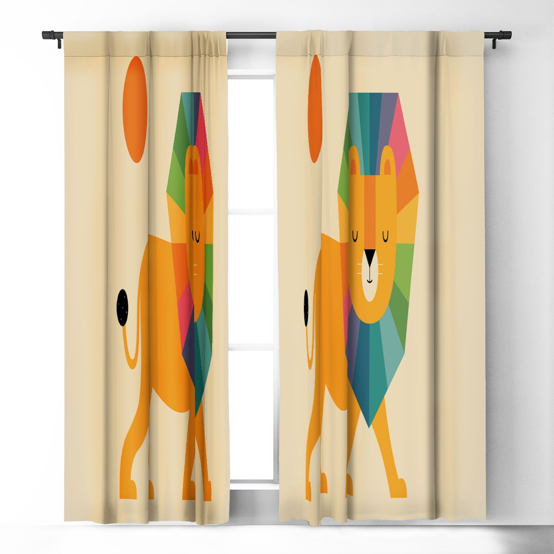Andy Westface Lion Shine Window Treatment - Decor Addict, LLC