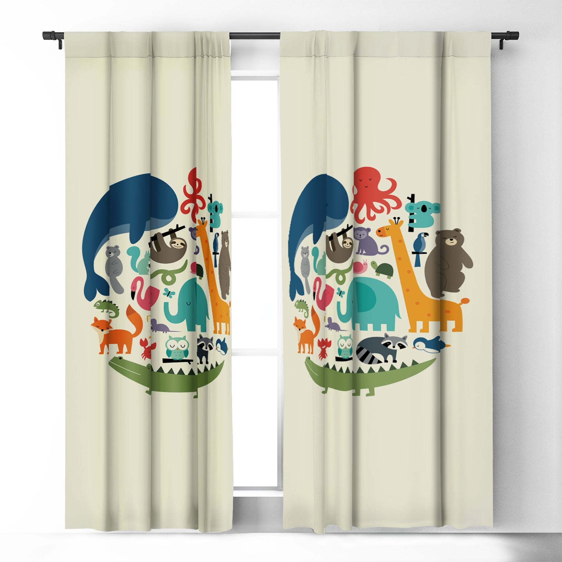 Andy Westface We Are One Kids Window Treatment - Decor Addict, LLC