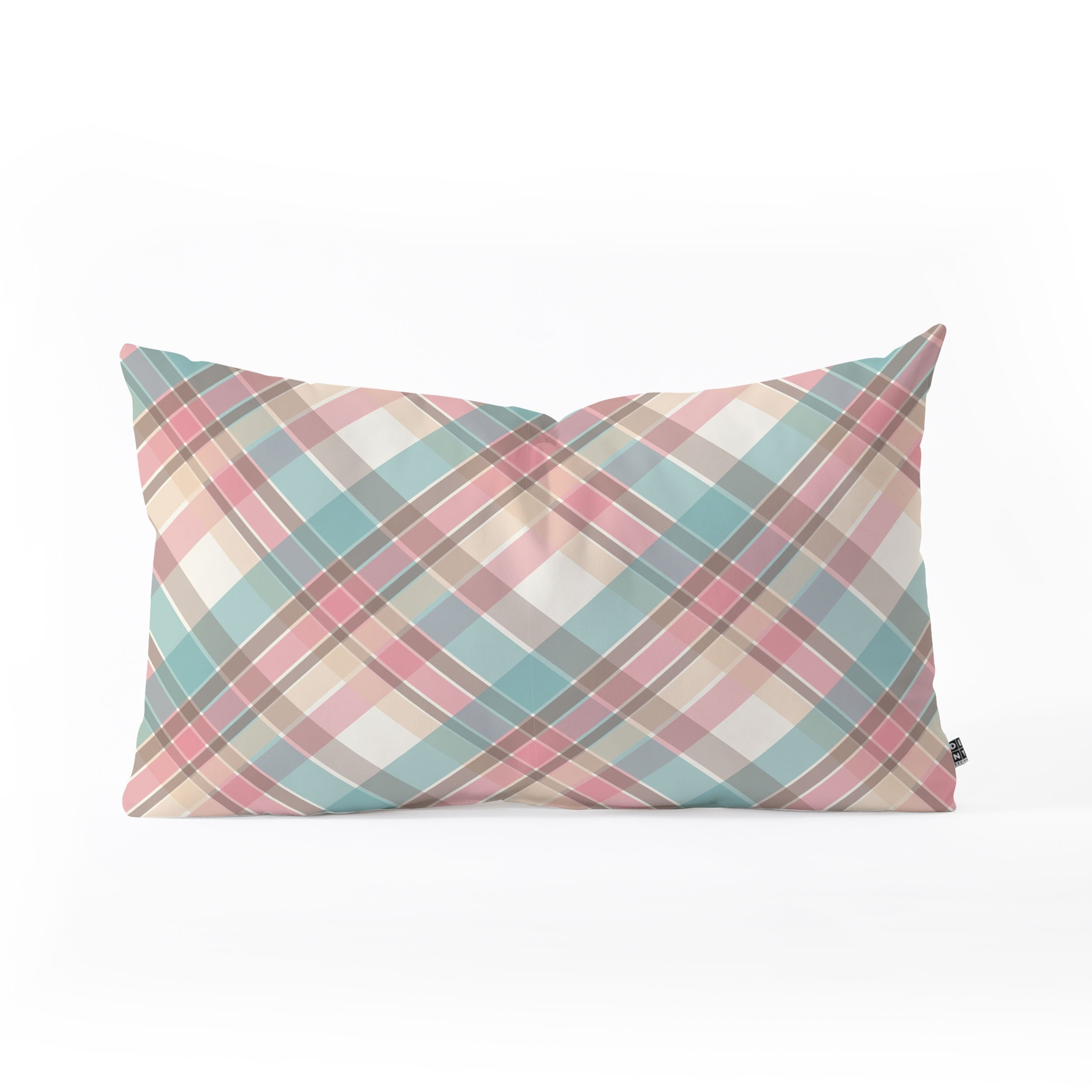Avenie Diagonal Tartan Vintage Throw Pillow - Decor Addict, LLC