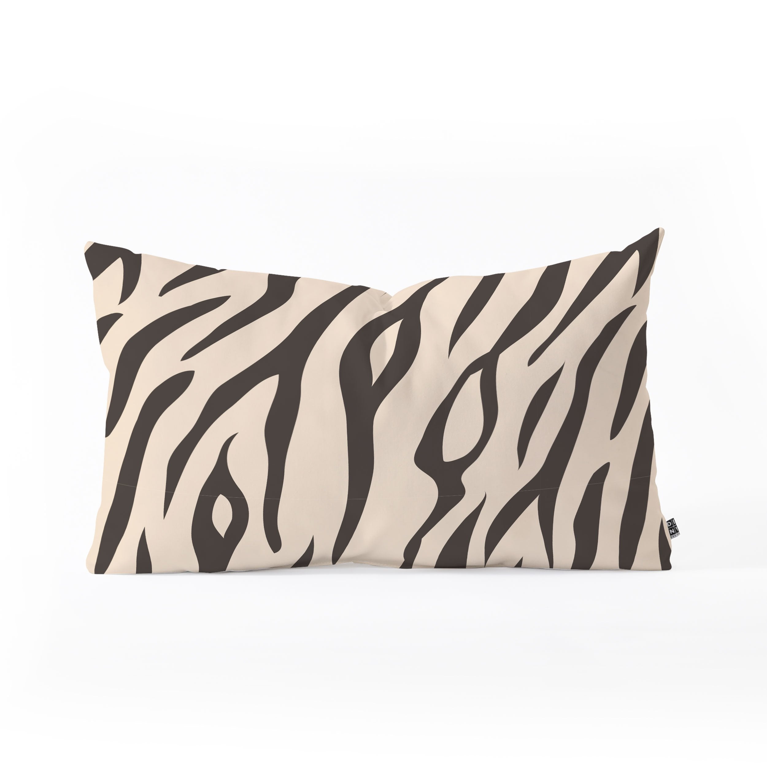 Avenie White Tiger Stripes Throw Pillow - Decor Addict, LLC
