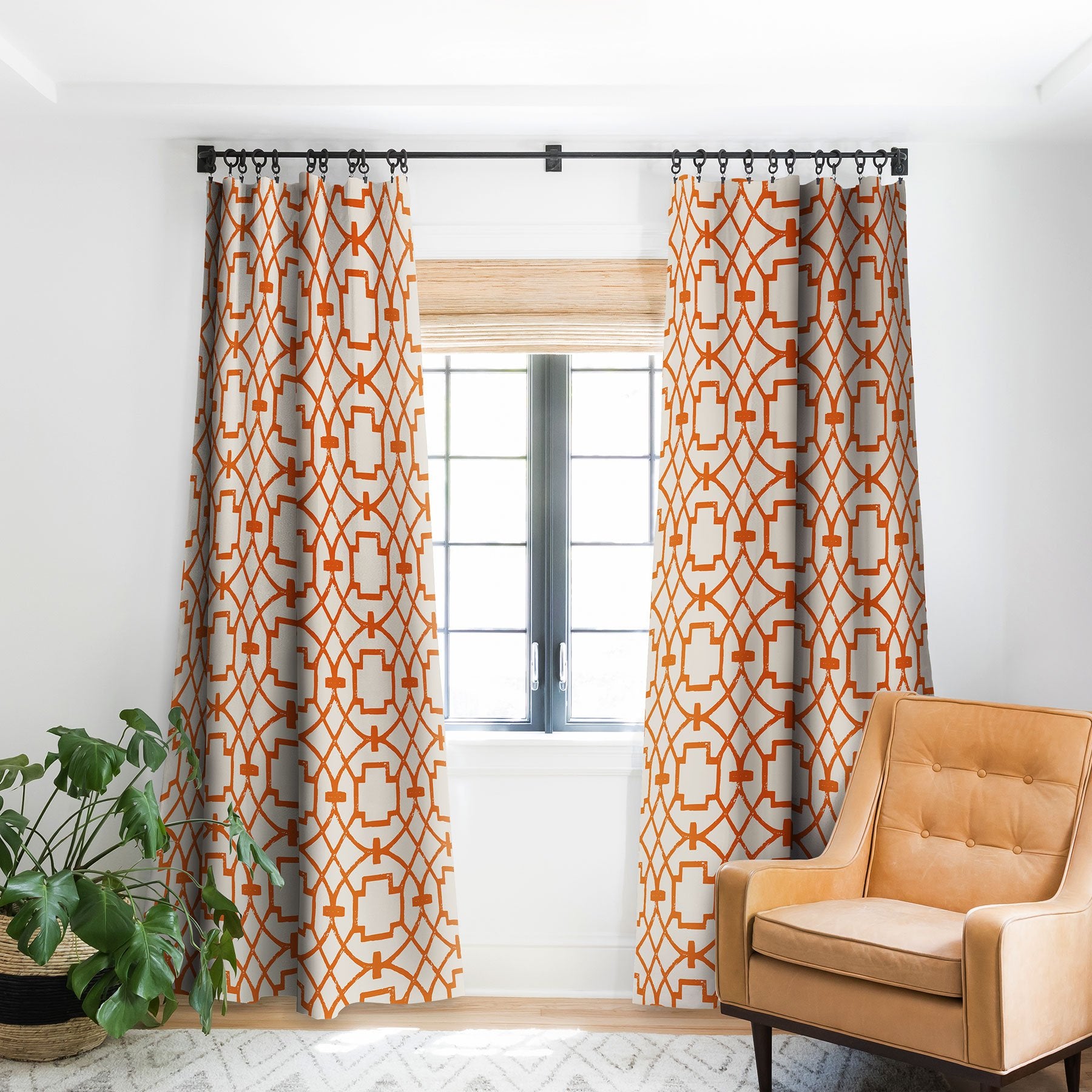 Caroline Okun Burnt Orange Umbria Window Treatment - Decor Addict, LLC