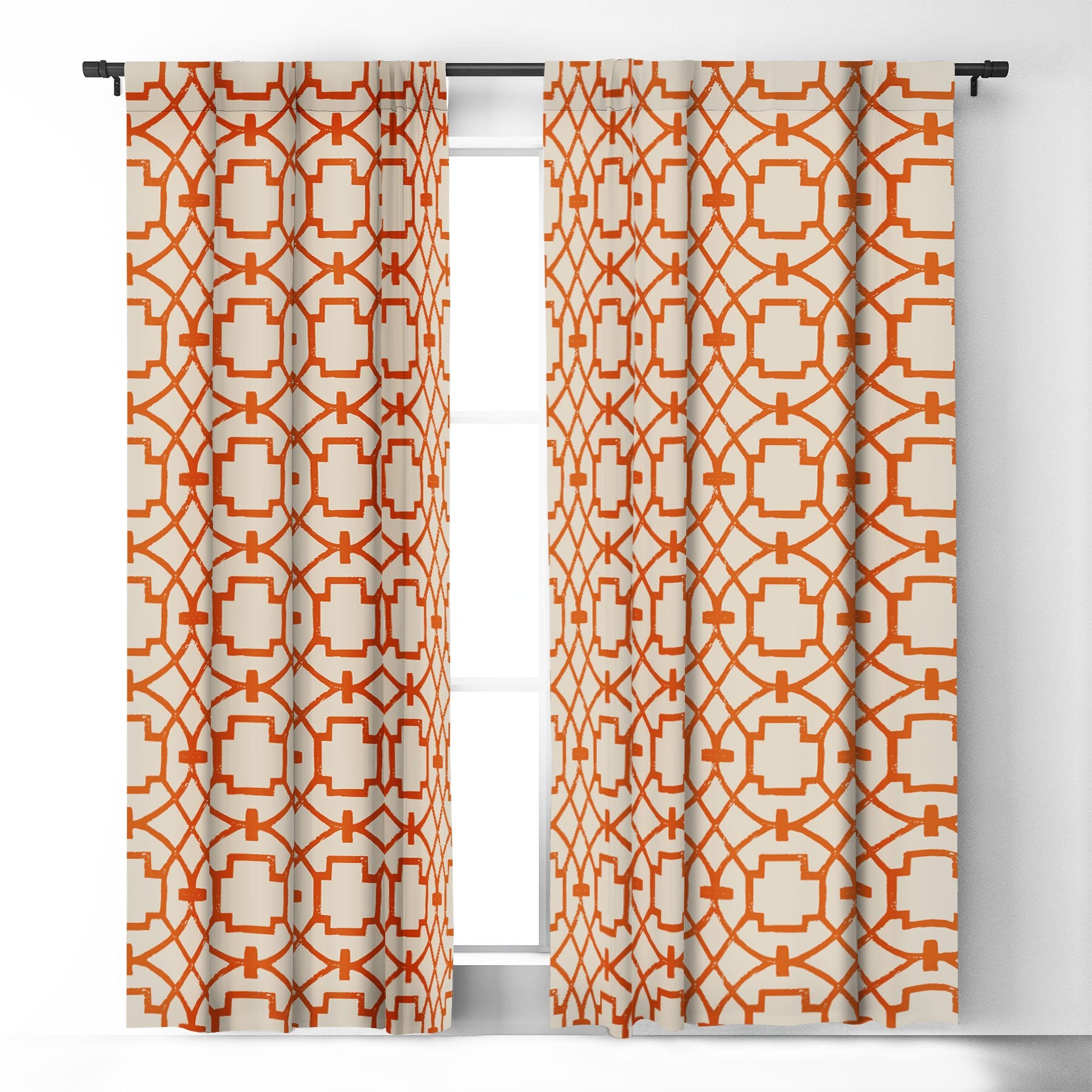 Caroline Okun Burnt Orange Umbria Window Treatment - Decor Addict, LLC