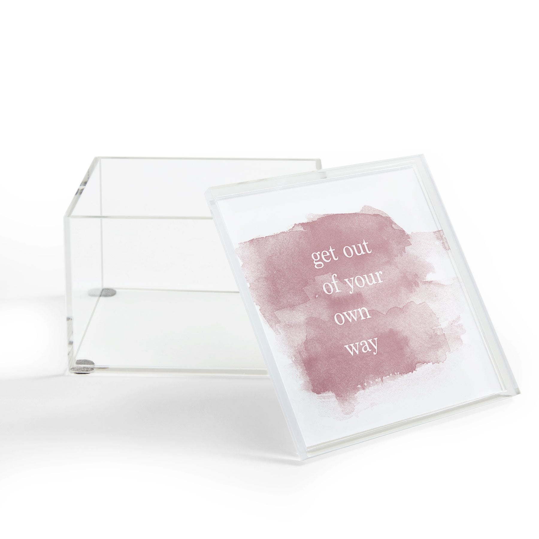 Chelsea Victoria Get Out Of Your Own Way Acrylic Storage - Decor Addict, LLC