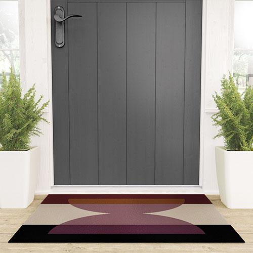 Colour Poems Abstract Minimalism III Welcome Mat Collection - Decor Addict, LLC