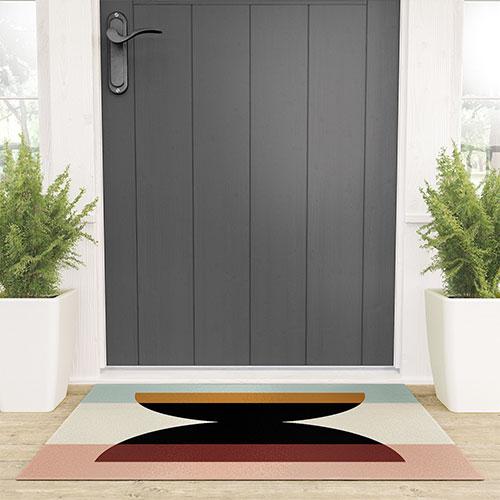 Colour Poems Abstract Minimalism Vi Welcome Mat Collection - Decor Addict, LLC