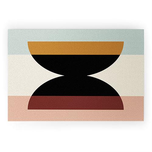 Colour Poems Abstract Minimalism Vi Welcome Mat Collection - Decor Addict, LLC