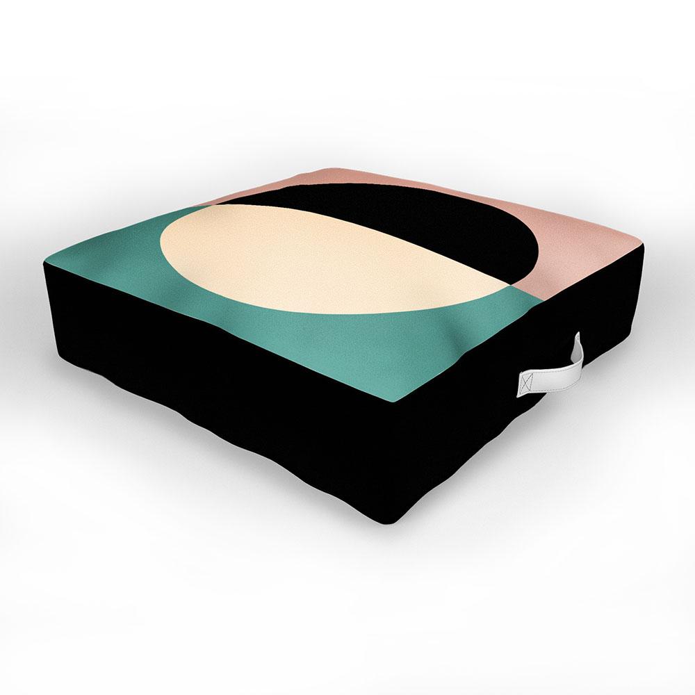Colour Poems Color Block Abstract Xix Floor Pillow Collection - Decor Addict, LLC