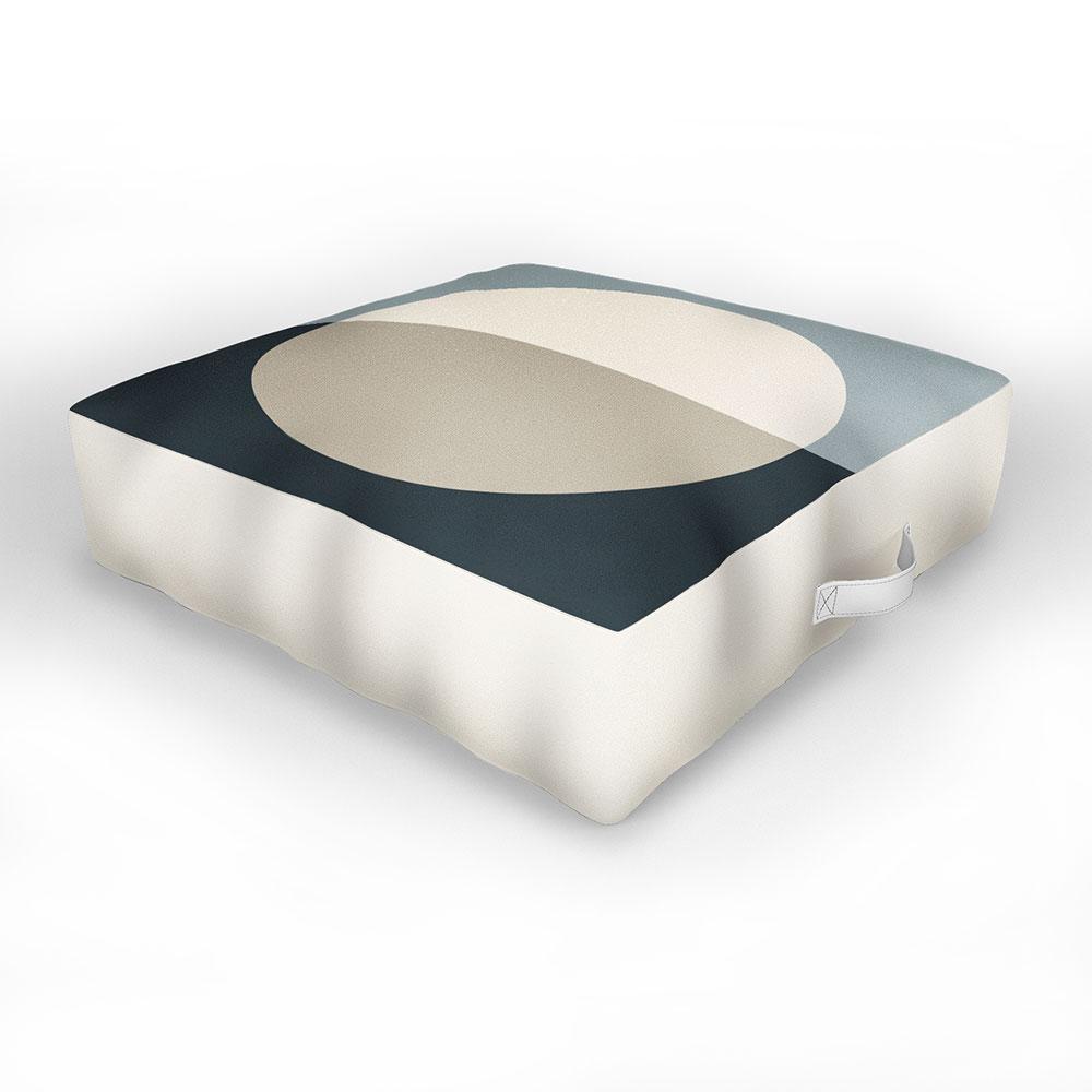 Colour Poems Color Block Abstract Xx Floor Pillow Collection - Decor Addict, LLC