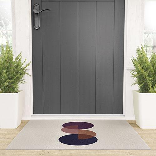 Colour Poems Geometric Harmony Iii Welcome Mat Collection - Decor Addict, LLC