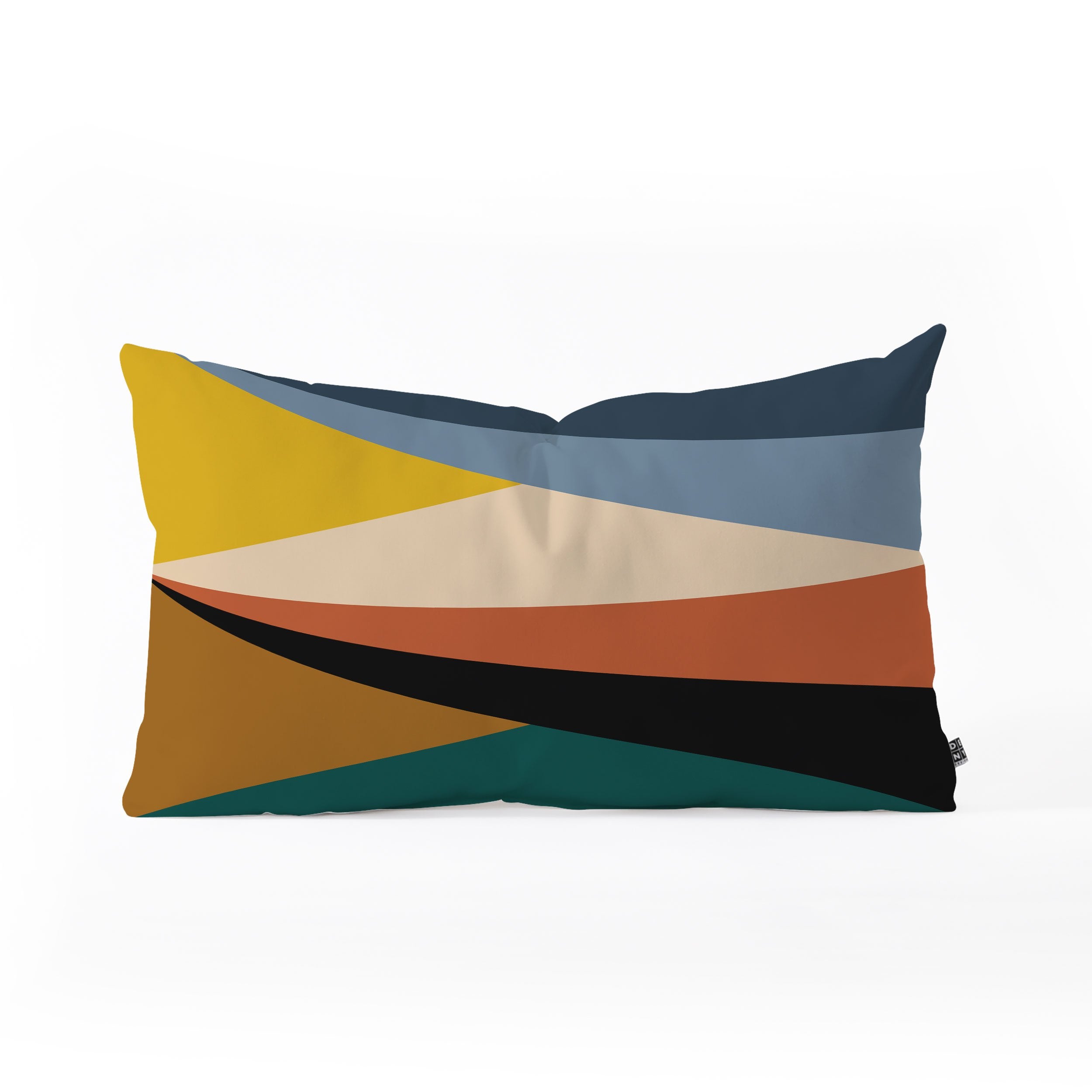 Colour Poems Geometric Triangles Bold Throw Pillow - Decor Addict, LLC