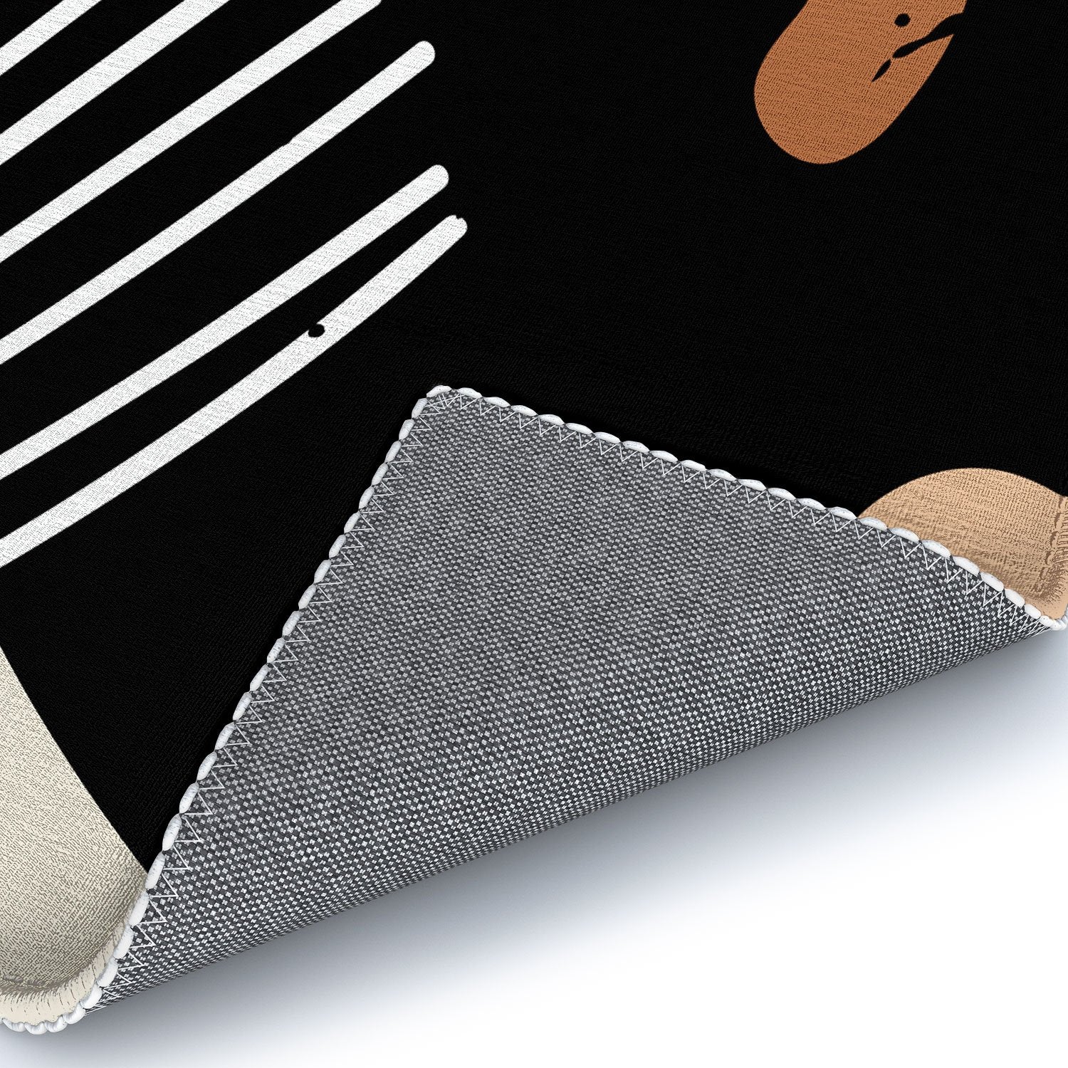 Domonique Brown Black Hair No 4 Rug Collection - Decor Addict, LLC