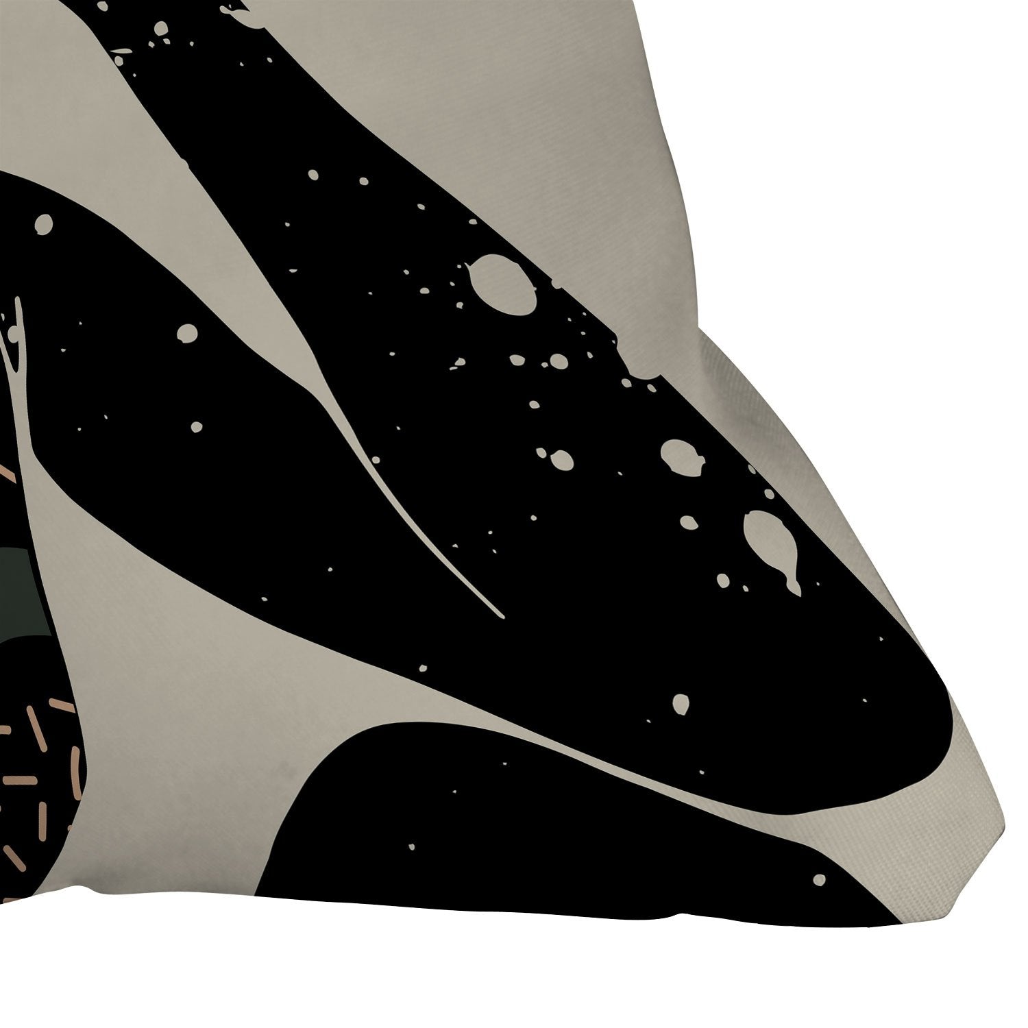 Domonique Brown Black Hair No 6 Throw Pillow - Decor Addict, LLC