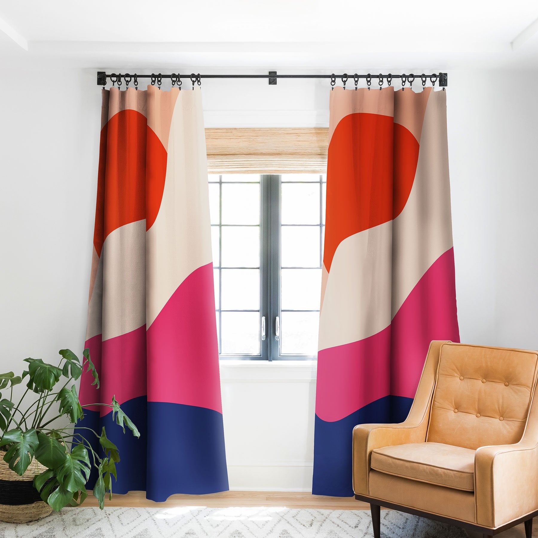 Domonique Brown Hello I Window Treatment - Decor Addict, LLC