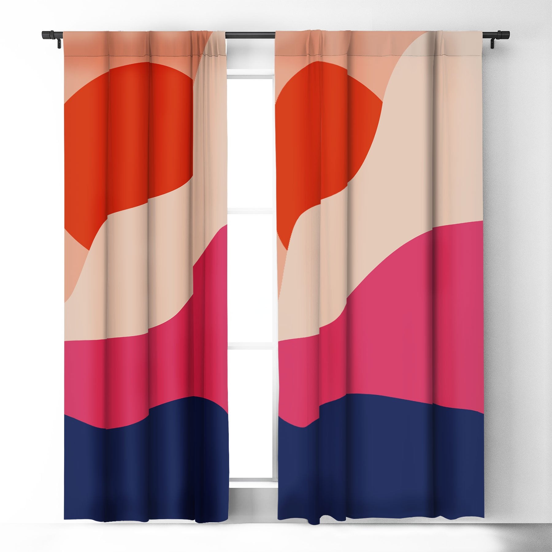 Domonique Brown Hello I Window Treatment - Decor Addict, LLC