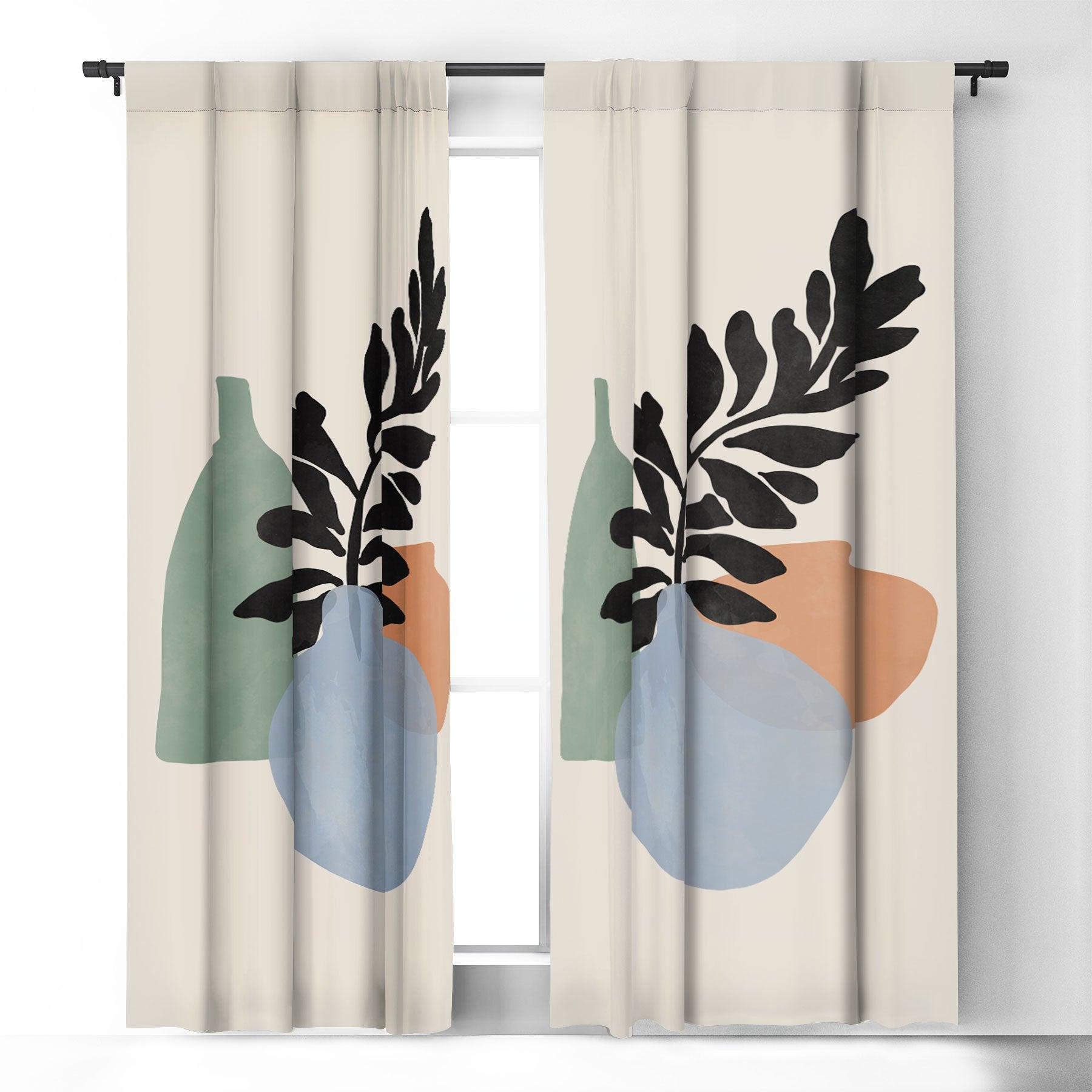 Gale Switzer Sea Glass Vases Window Treatment - Decor Addict, LLC