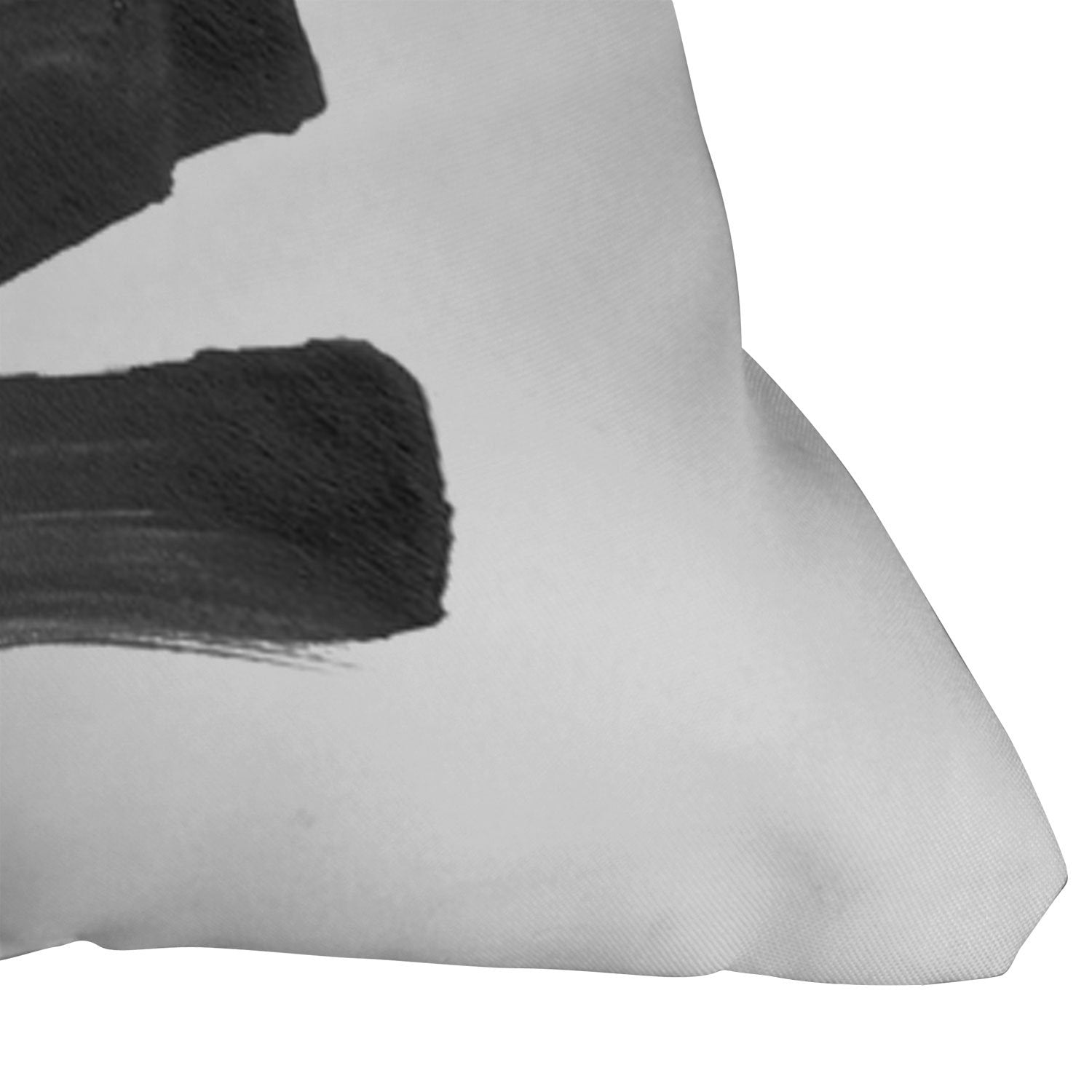 Galleryj9 Black Brushstrokes Theme Throw Pillow - Decor Addict, LLC