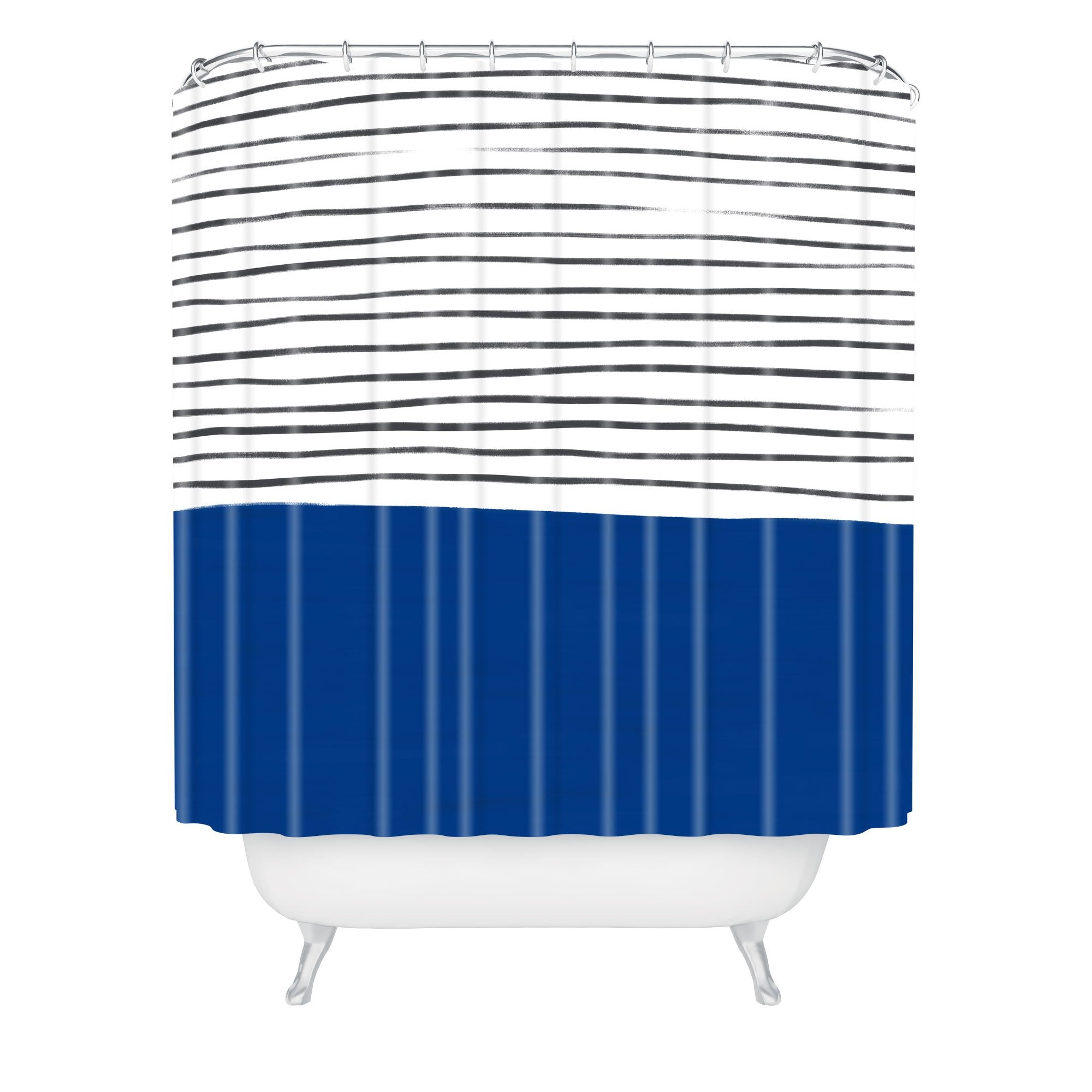 Hello Twiggs Dark Blue Abstract Bath Collection - Decor Addict, LLC