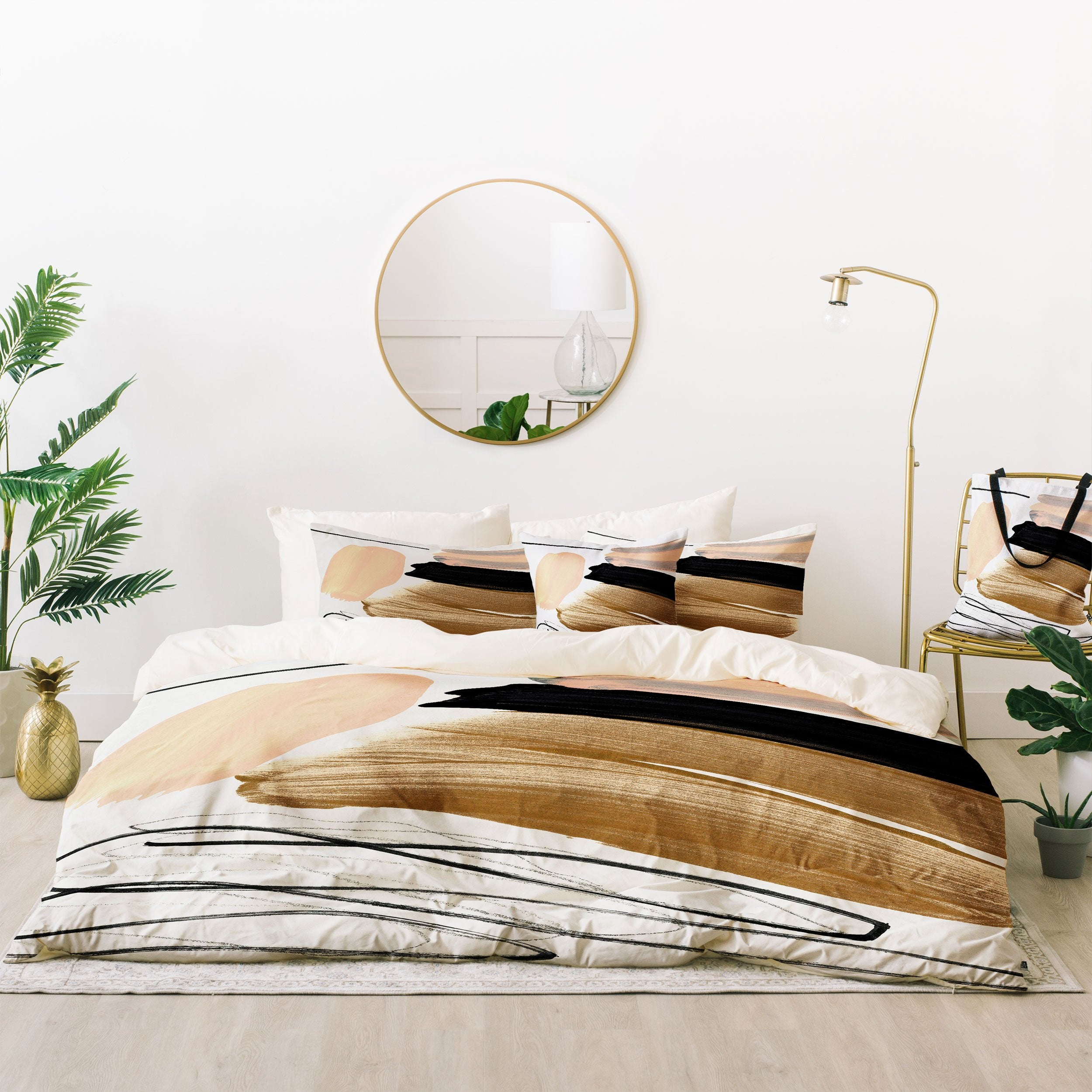 Iris Lehnhardt Minimalist Painting 06 Bedding Collection - Decor Addict, LLC