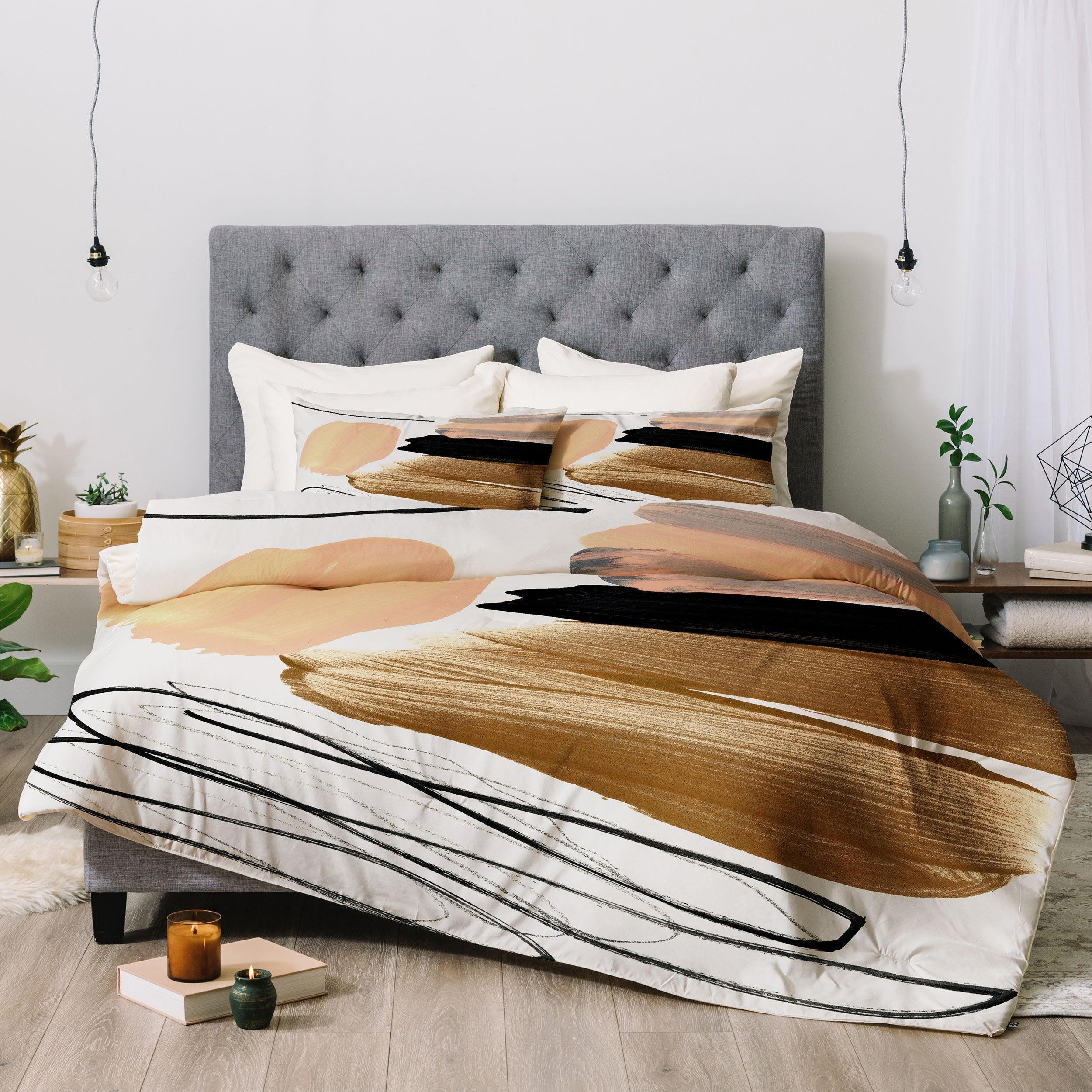 Iris Lehnhardt Minimalist Painting 06 Bedding Collection - Decor Addict, LLC