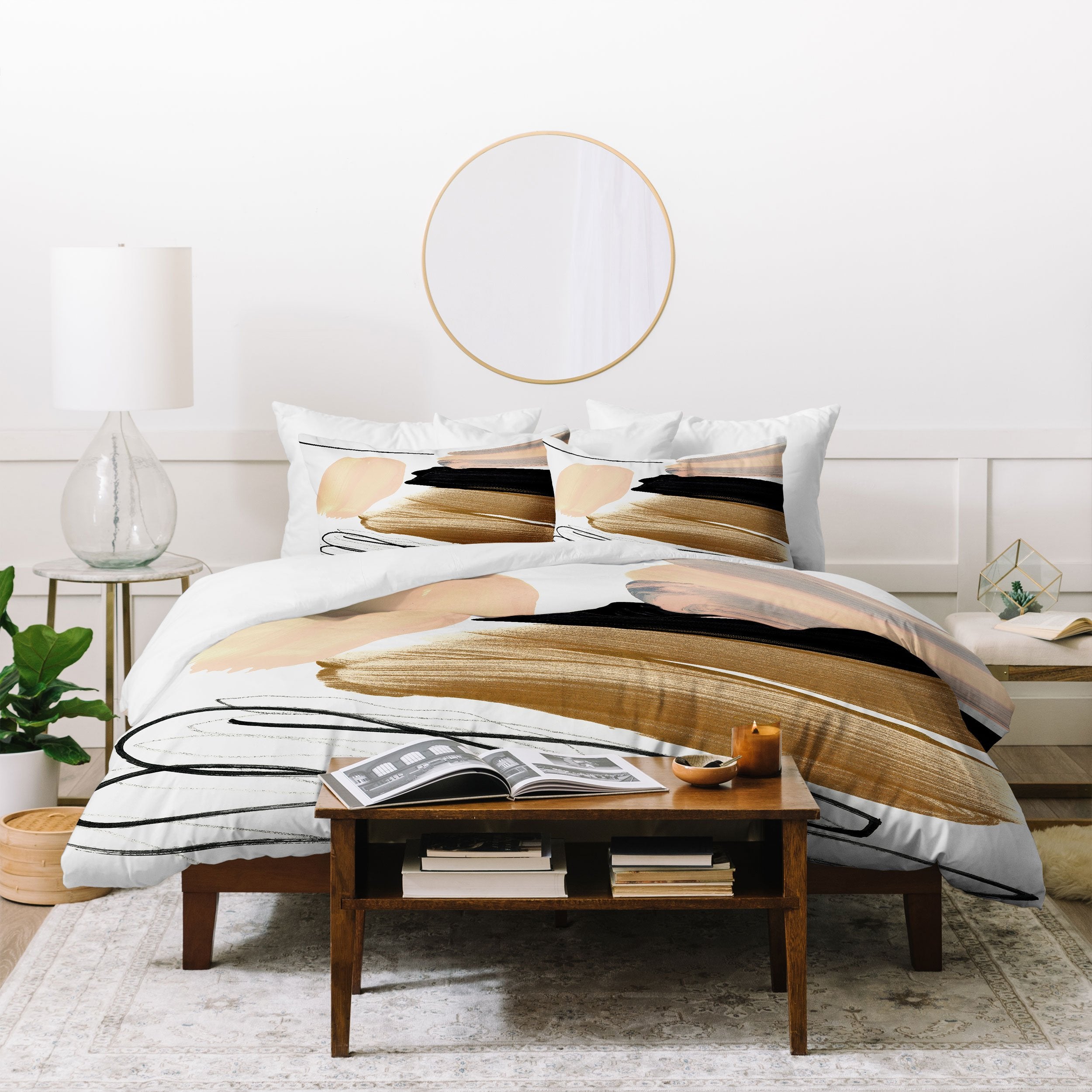 Iris Lehnhardt Minimalist Painting 06 Bedding Collection - Decor Addict, LLC