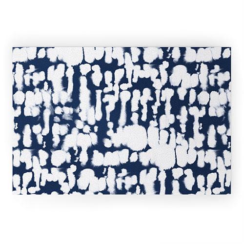 Jacqueline Maldonado Inky Inverse Dark Blue Welcome Mat Collection - Decor Addict, LLC