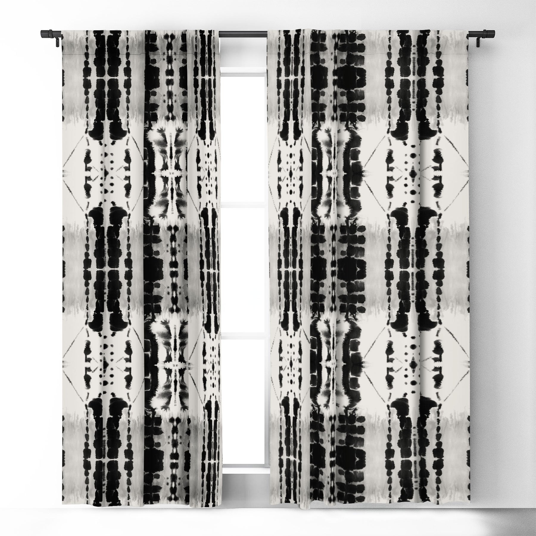 Jacqueline Maldonado Paradigm Black And White Window Treatment - Decor Addict, LLC