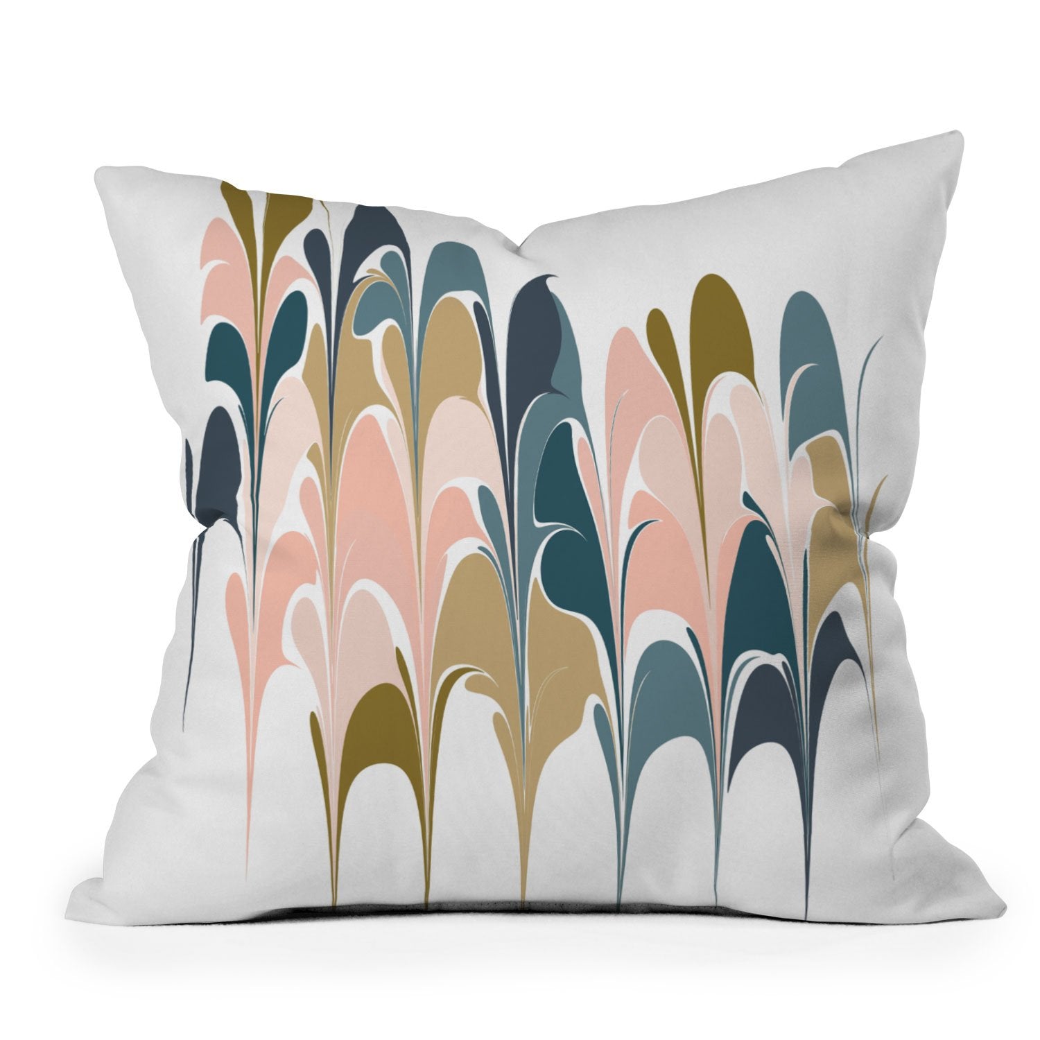 June Journal Zen Abstract Throw Pillow - Decor Addict, LLC