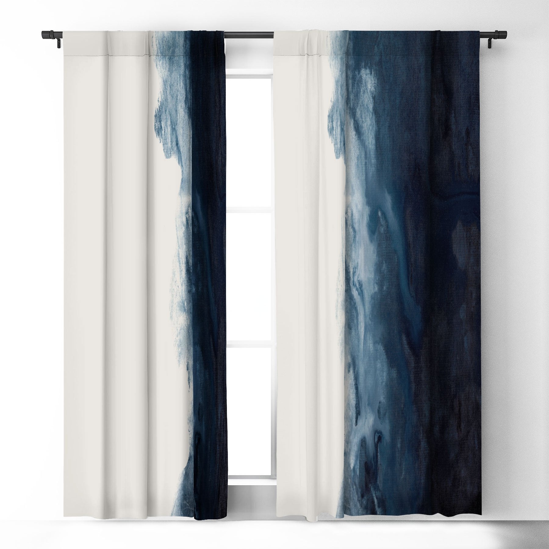 Kris Kivu Indigo Depths No 2 Window Treatment - Decor Addict, LLC