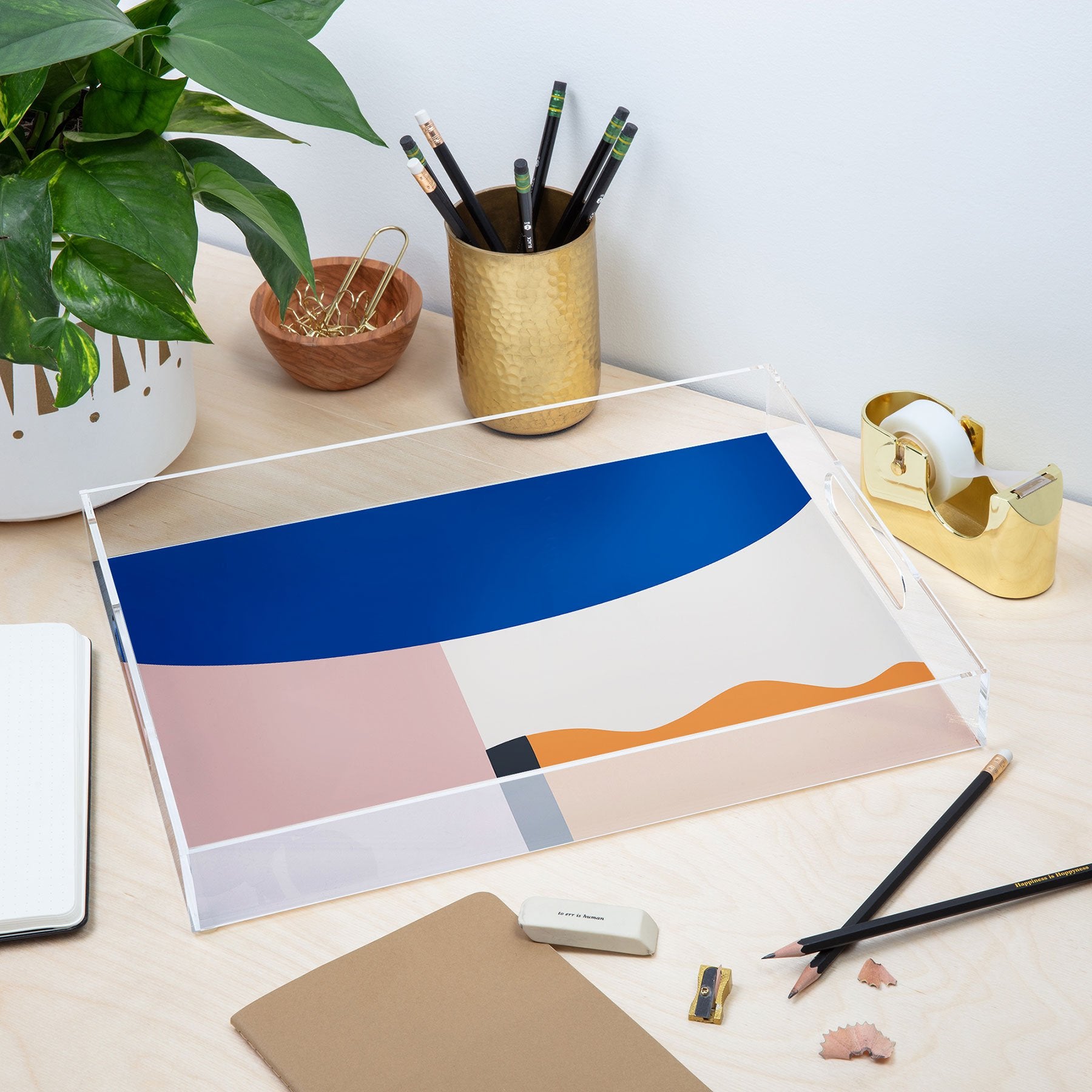 Little Dean Pie In Blue Acrylic Storage - Decor Addict, LLC