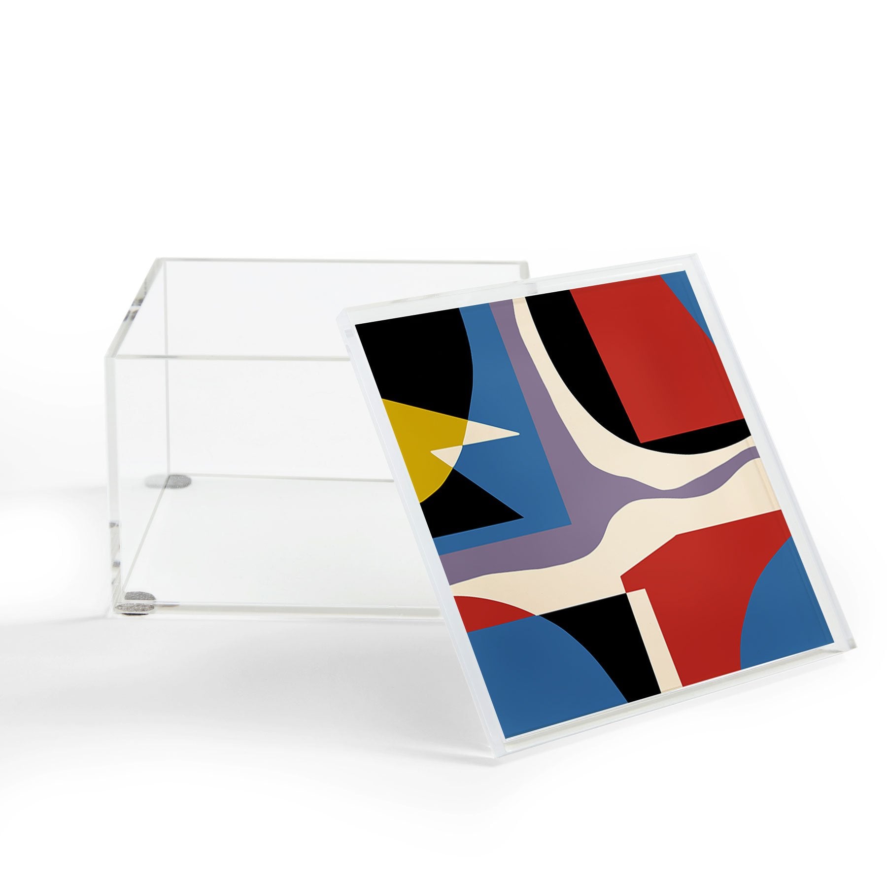 Little Dean Primary Abstract Acrylic Storage - Decor Addict, LLC