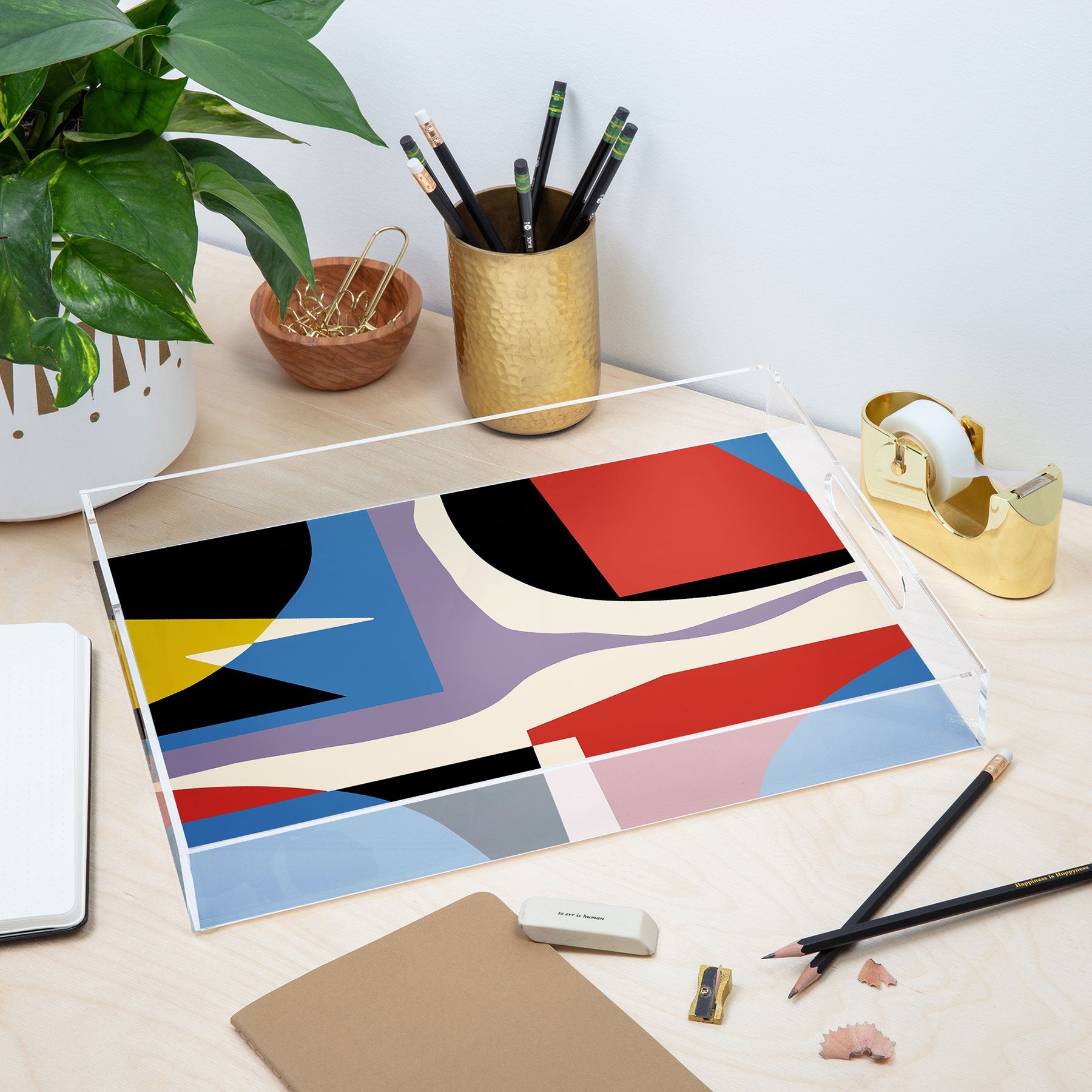 Little Dean Primary Abstract Acrylic Storage - Decor Addict, LLC