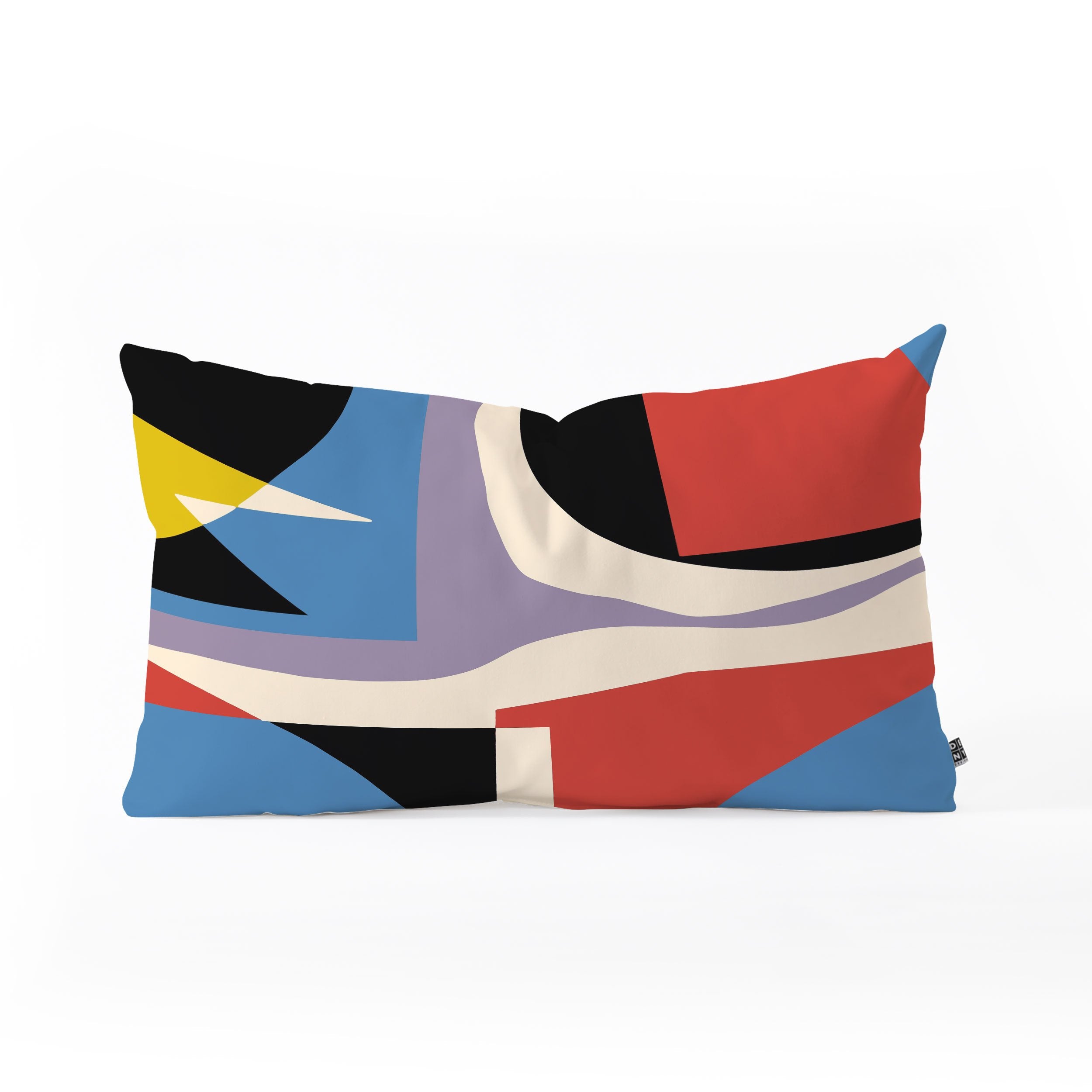 Little Dean Primary Abstract Throw Pillow - Decor Addict, LLC