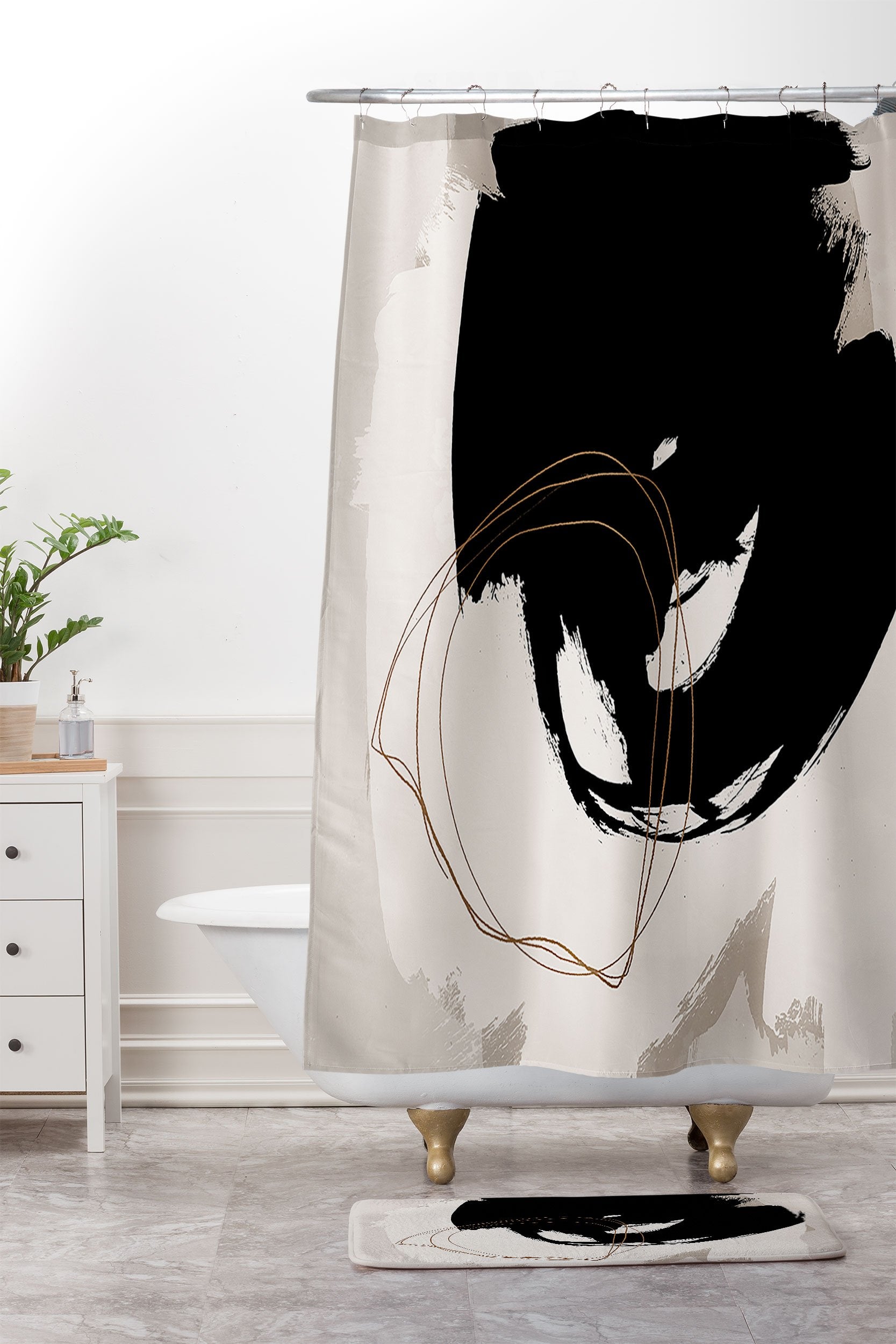 Mareike Boehmer Abstract Brush Strokes 42 Bath Collection - Decor Addict, LLC