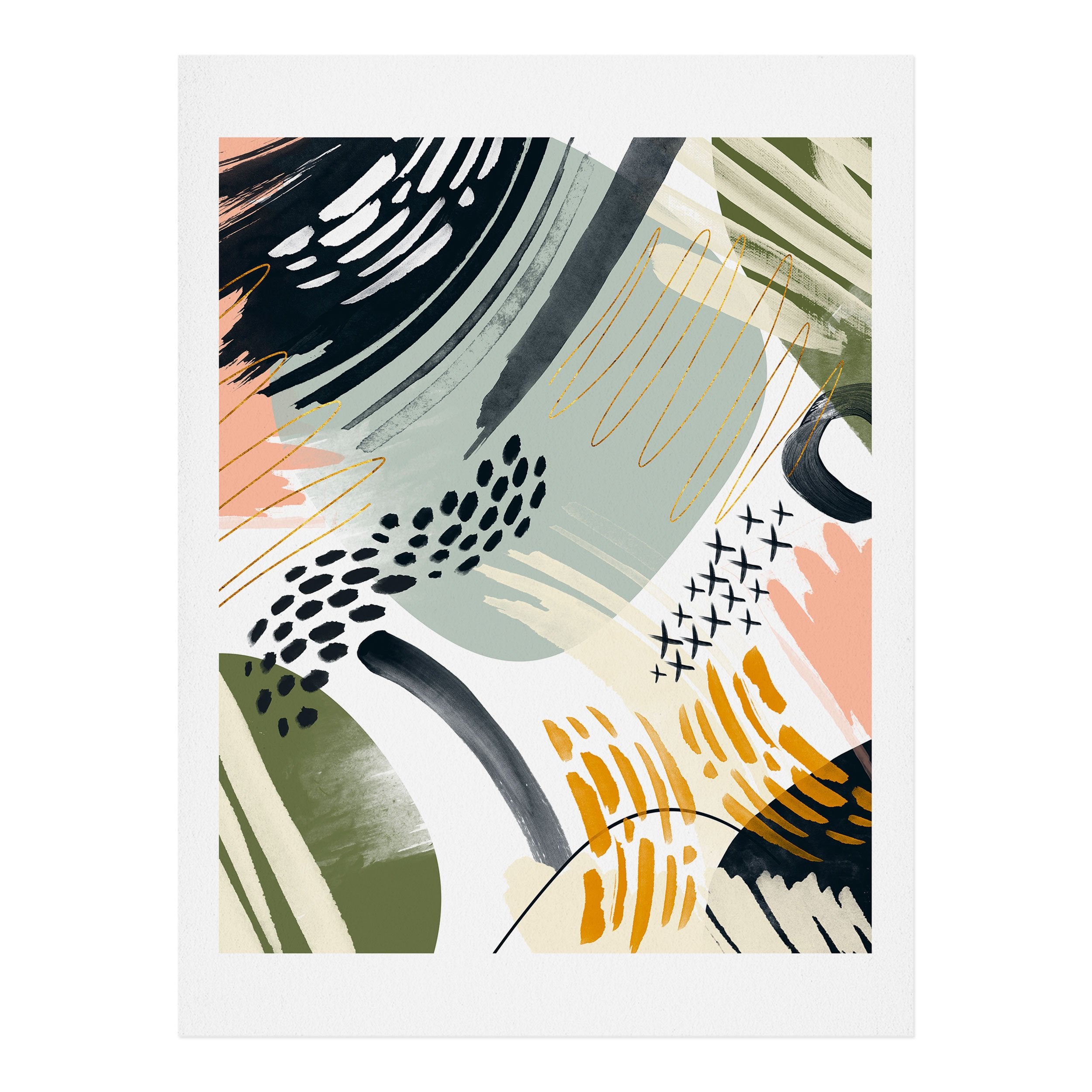 Marta Barragan Camarasa Abstract Autumn Season Wall Art - Decor Addict, LLC