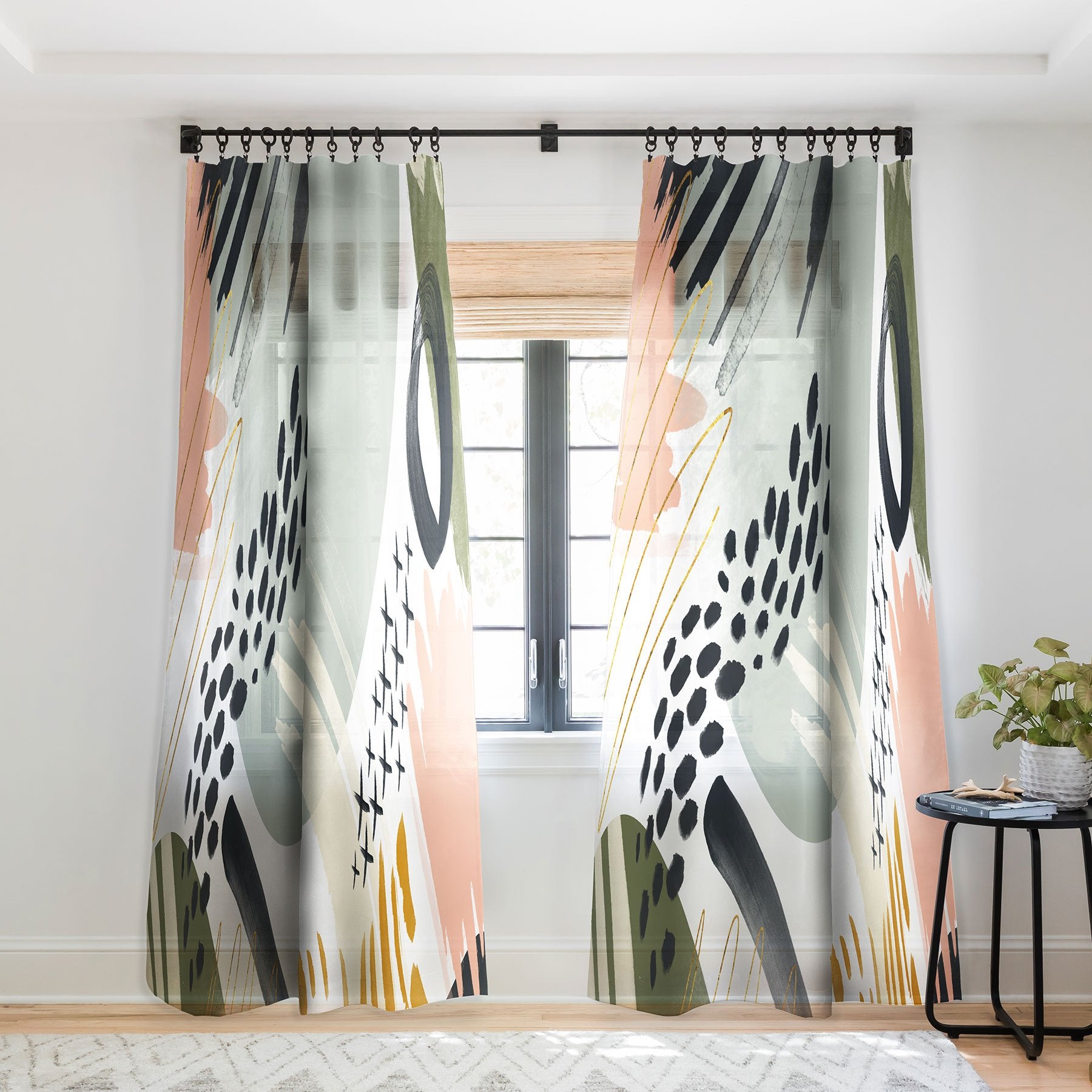Marta Barragan Camarasa Abstract Autumn Season Window Treatment - Decor Addict, LLC
