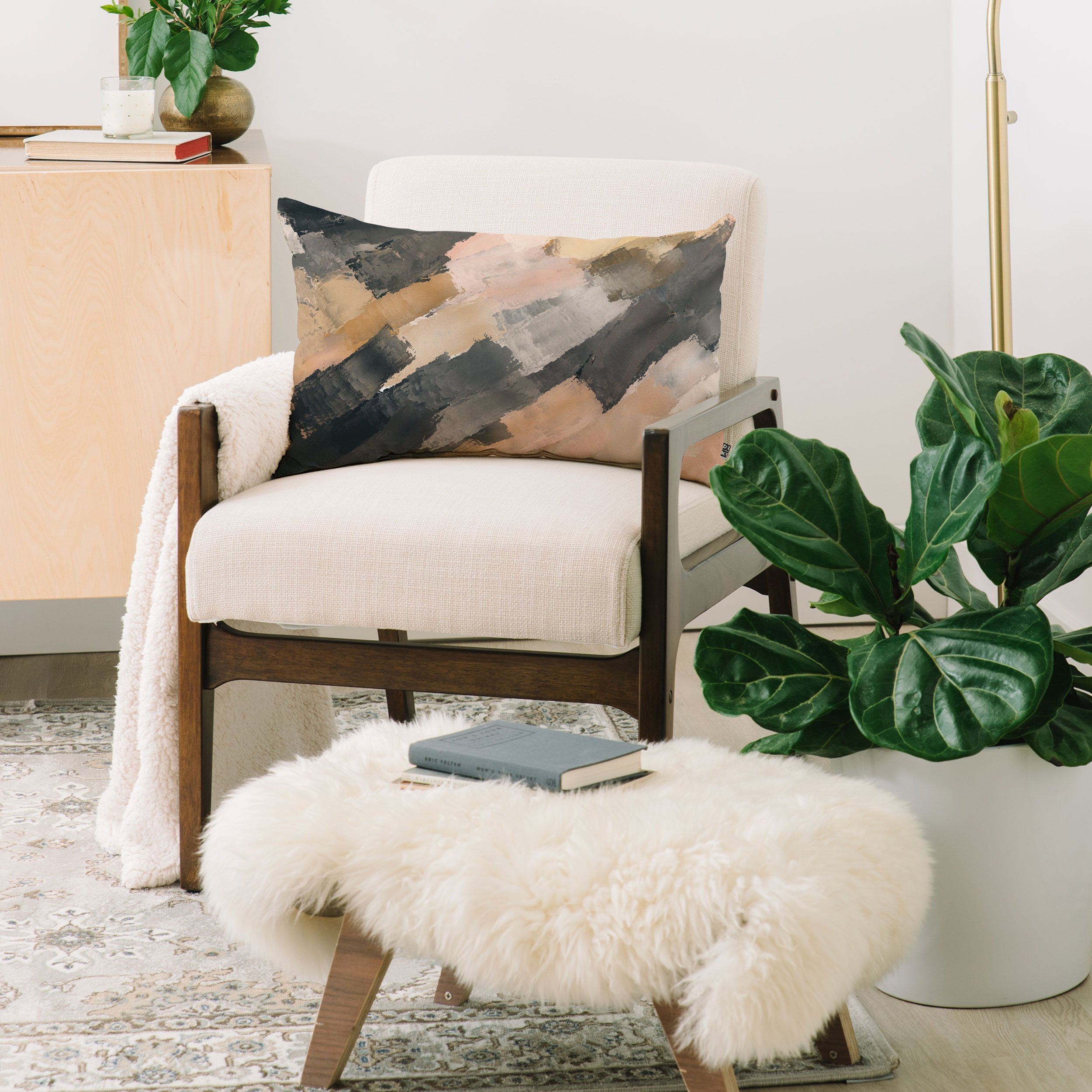 Marta Barragan Camarasa Artistic Strokes Brushes I Theme Throw Pillow - Decor Addict, LLC