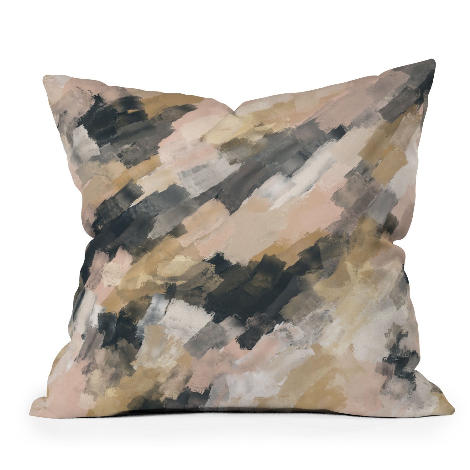 Marta Barragan Camarasa Artistic Strokes Brushes I Theme Throw Pillow - Decor Addict, LLC
