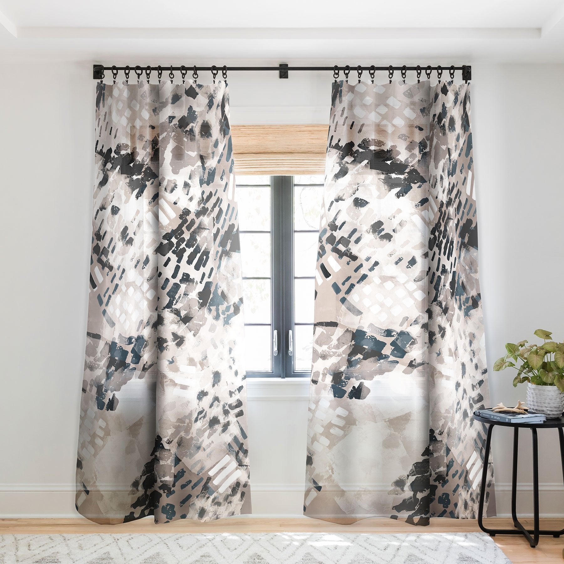 Marta Barragan Camarasa Strokes And Brushstrokes I Window Treatment - Decor Addict, LLC