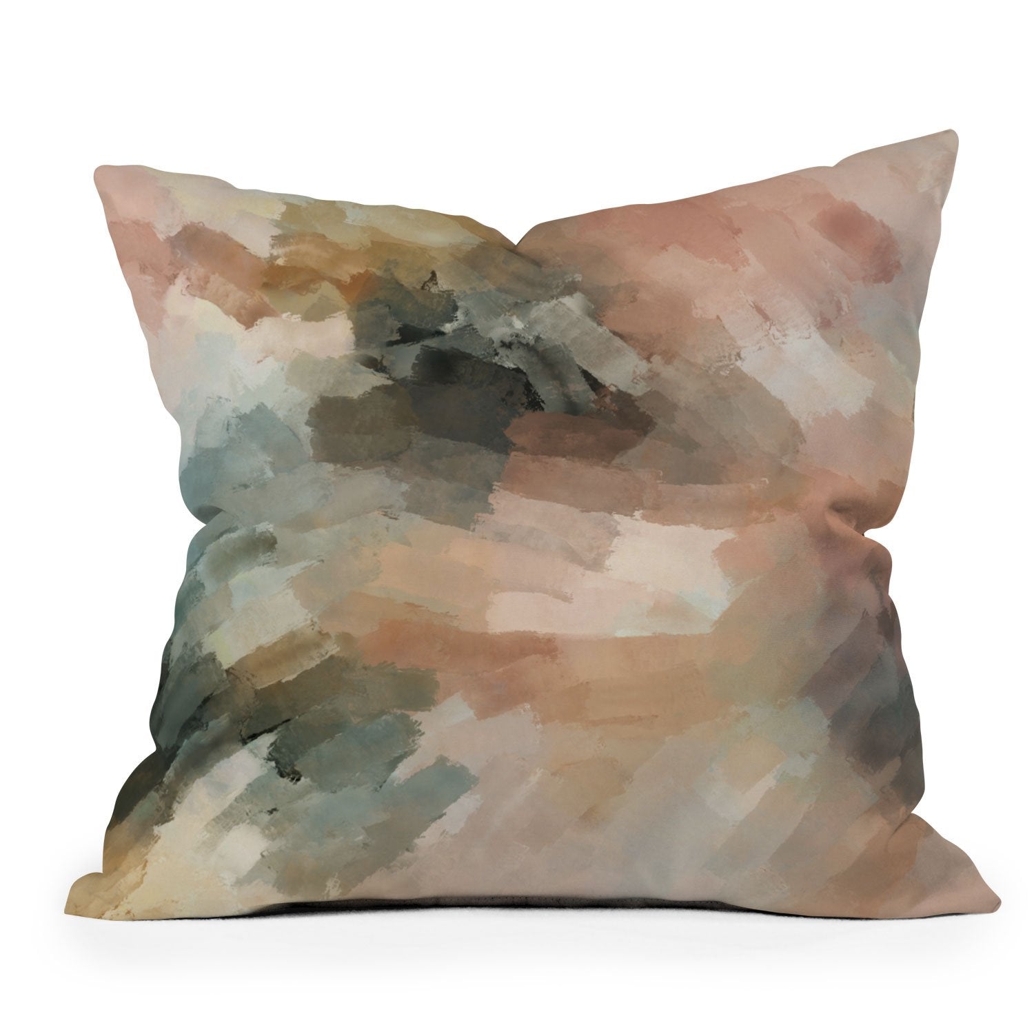 Marta Barragan Camarasa Waves Strokes III Throw Pillow - Decor Addict, LLC
