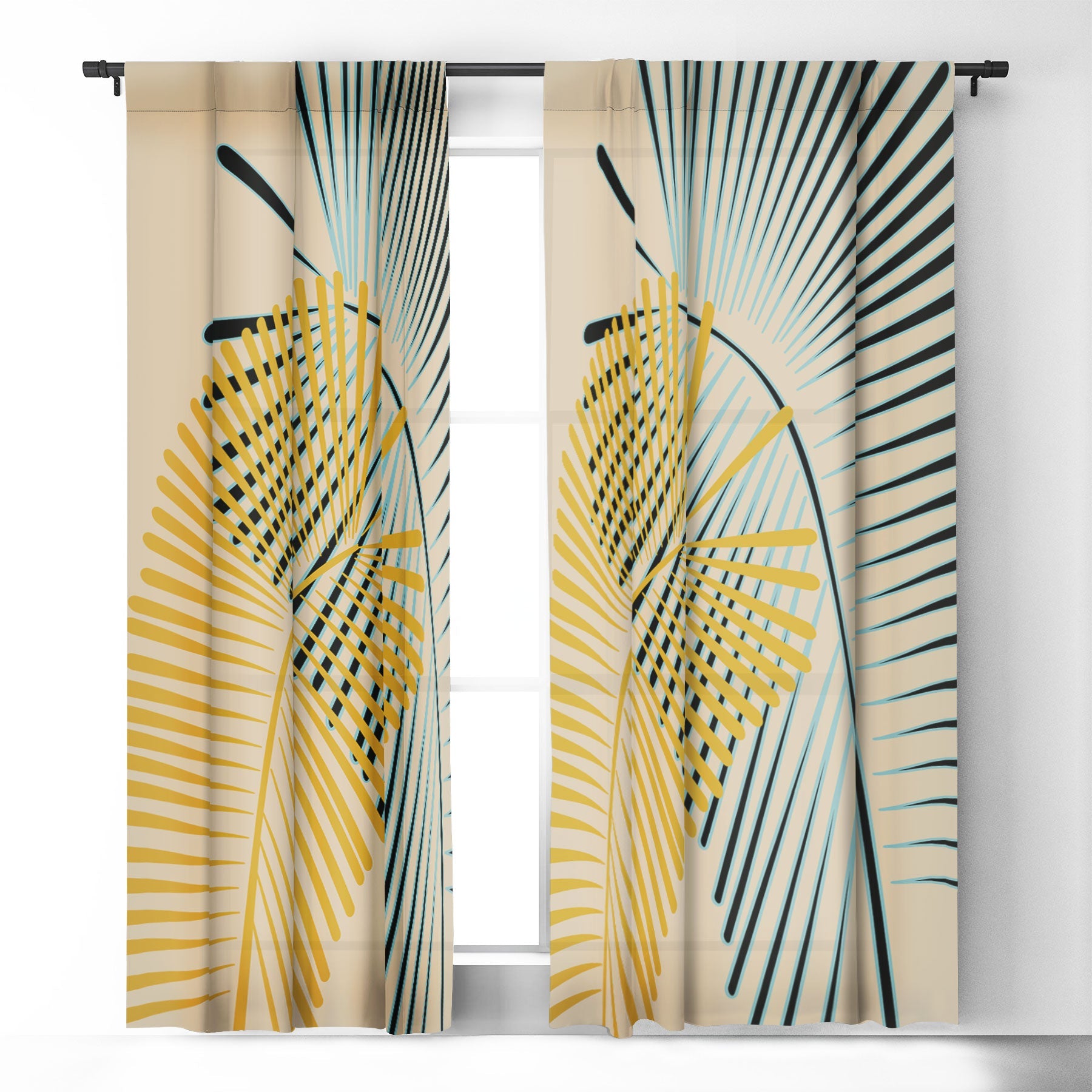 Mirimo Two Palm Leaves Window Treatment Collection - Decor Addict, LLC