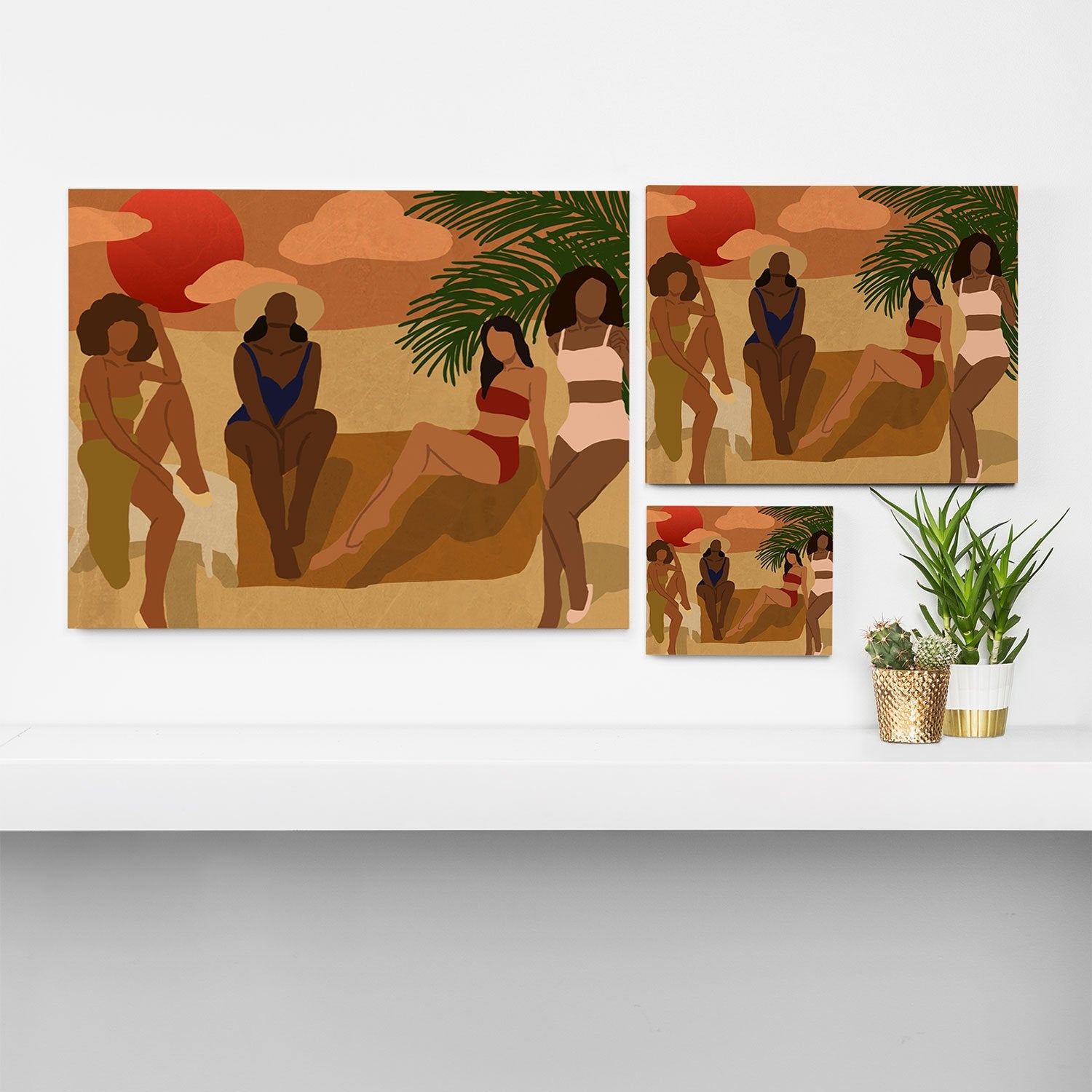 Nawaalillustrations Beach I Wall Art - Decor Addict, LLC