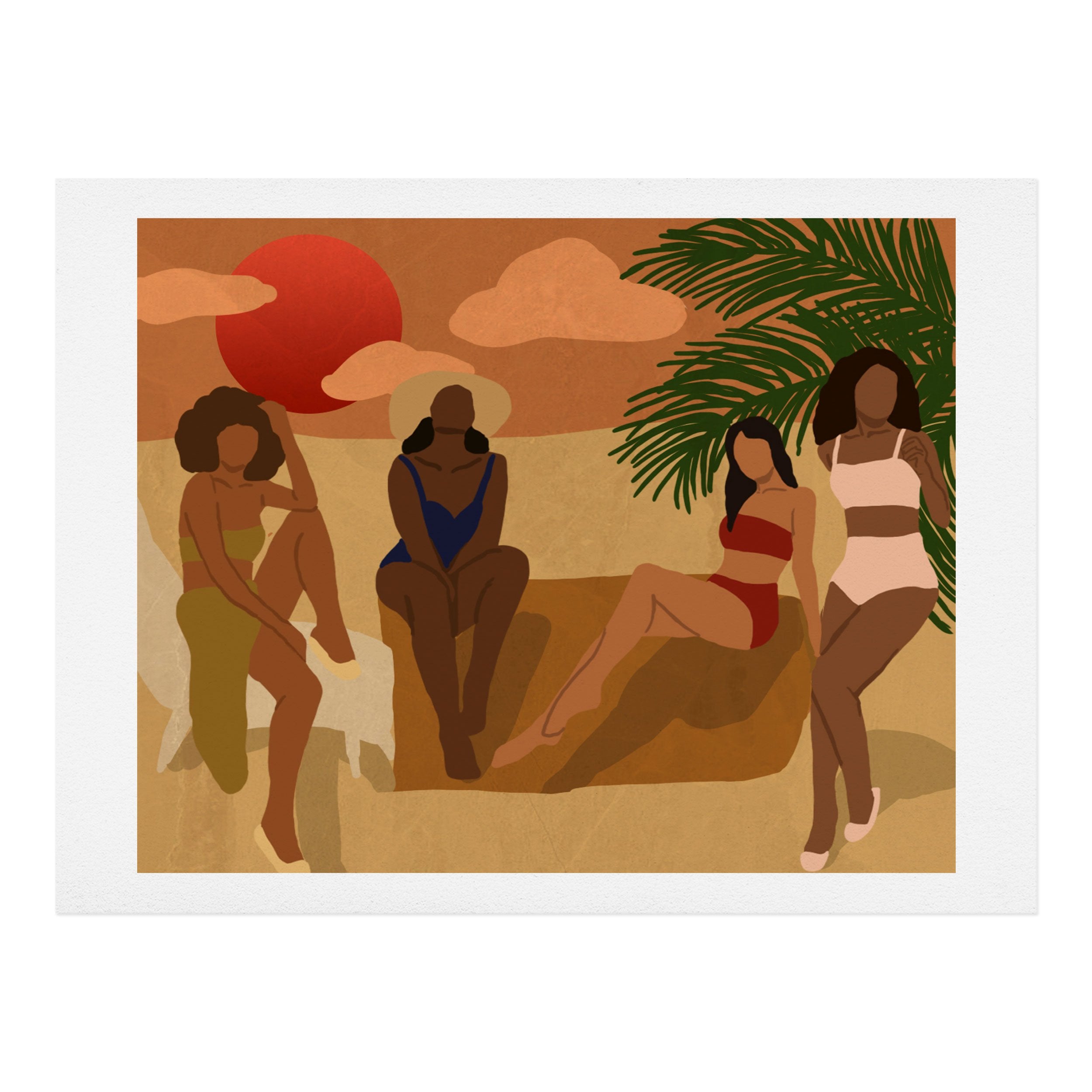 Nawaalillustrations Beach I Wall Art - Decor Addict, LLC