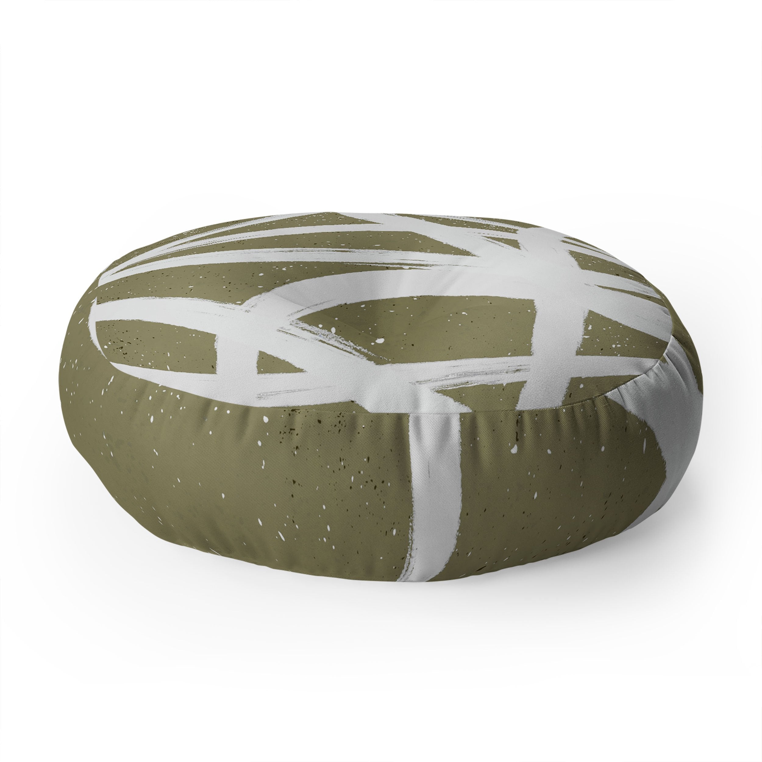 Ninola Design Japandi Minimal Marker Beige Floor Pillow Collection - Decor Addict, LLC