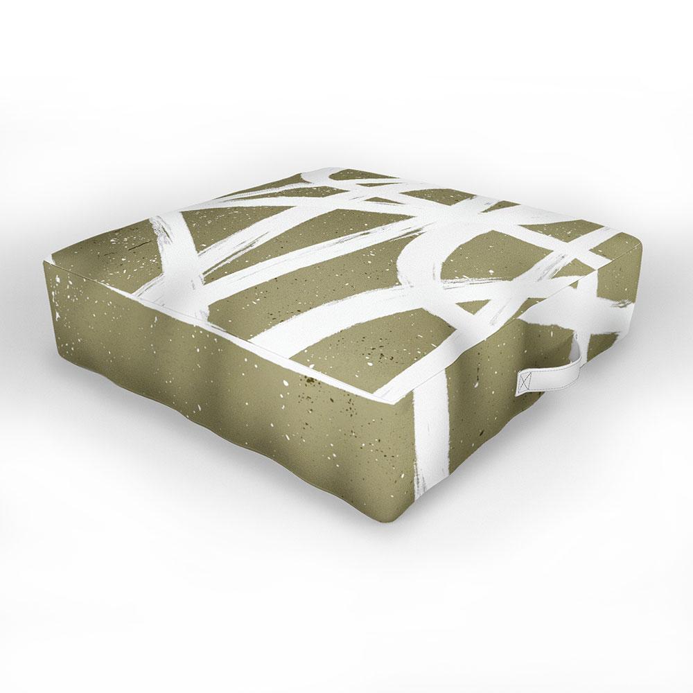 Ninola Design Japandi Minimal Marker Beige Floor Pillow Collection - Decor Addict, LLC